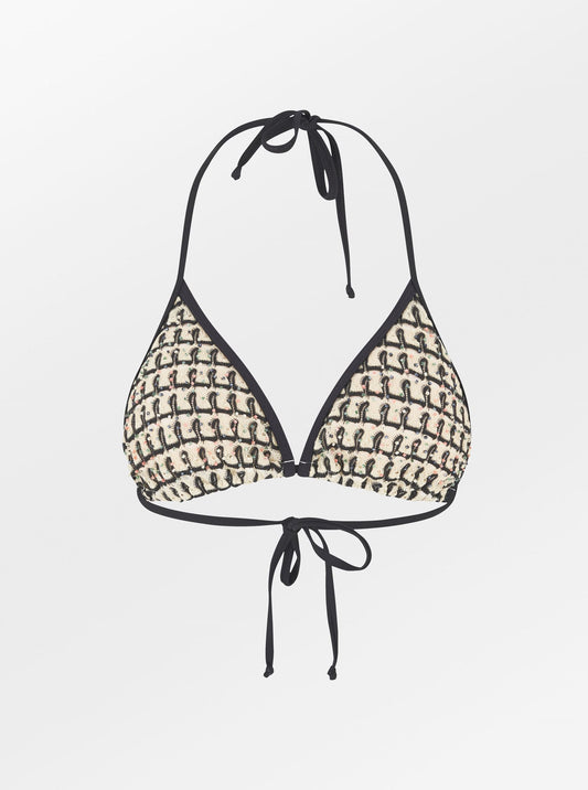 Becksöndergaard, Beaded Luma Bel Bikini Top - Buttercream White, spring summer 2027x