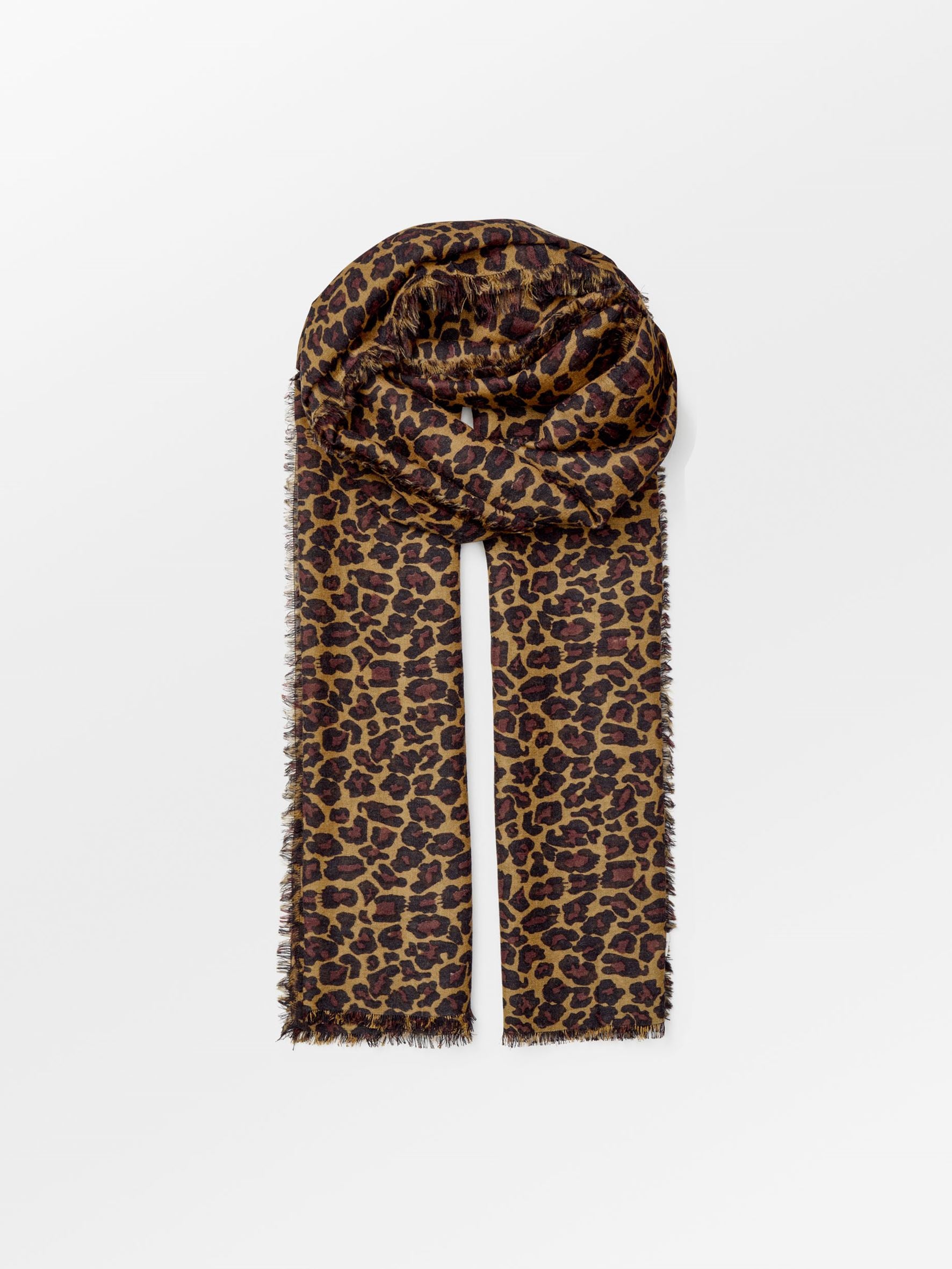 Becksöndergaard, Leopa Woo Scarf - Black, scarves, scarves, black week, black week