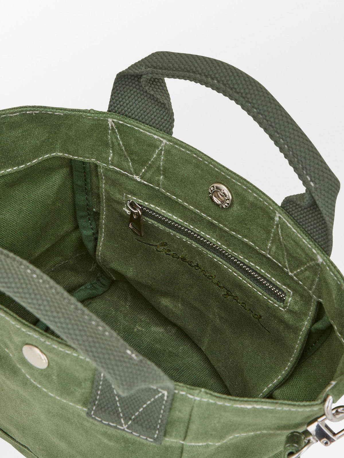 Becksöndergaard, Solid Waxed Ari Bag - Chive Green, bags, spring summer 2027x