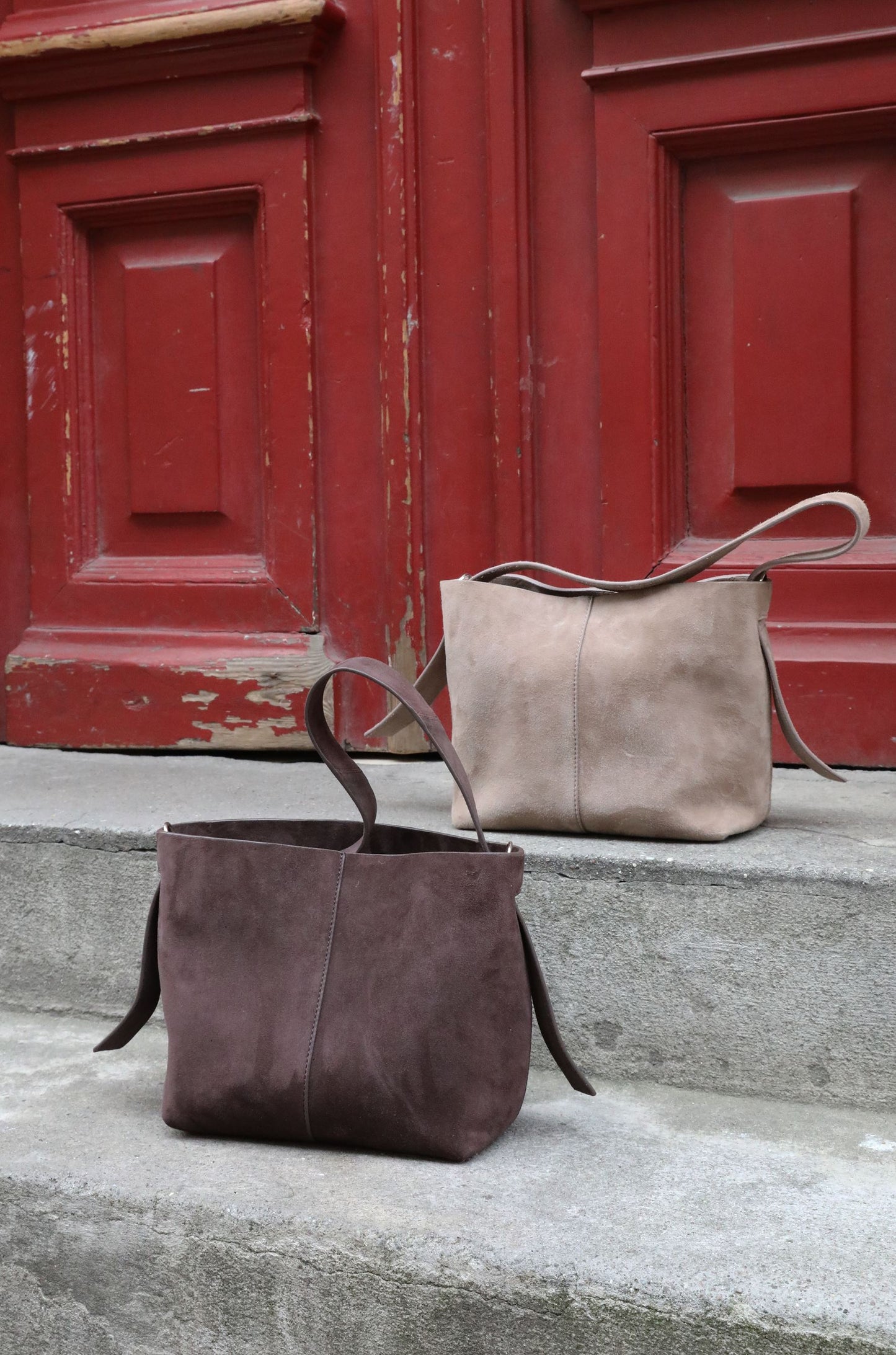 Suede Fraya Small Bag OneSize BeckSöndergaard