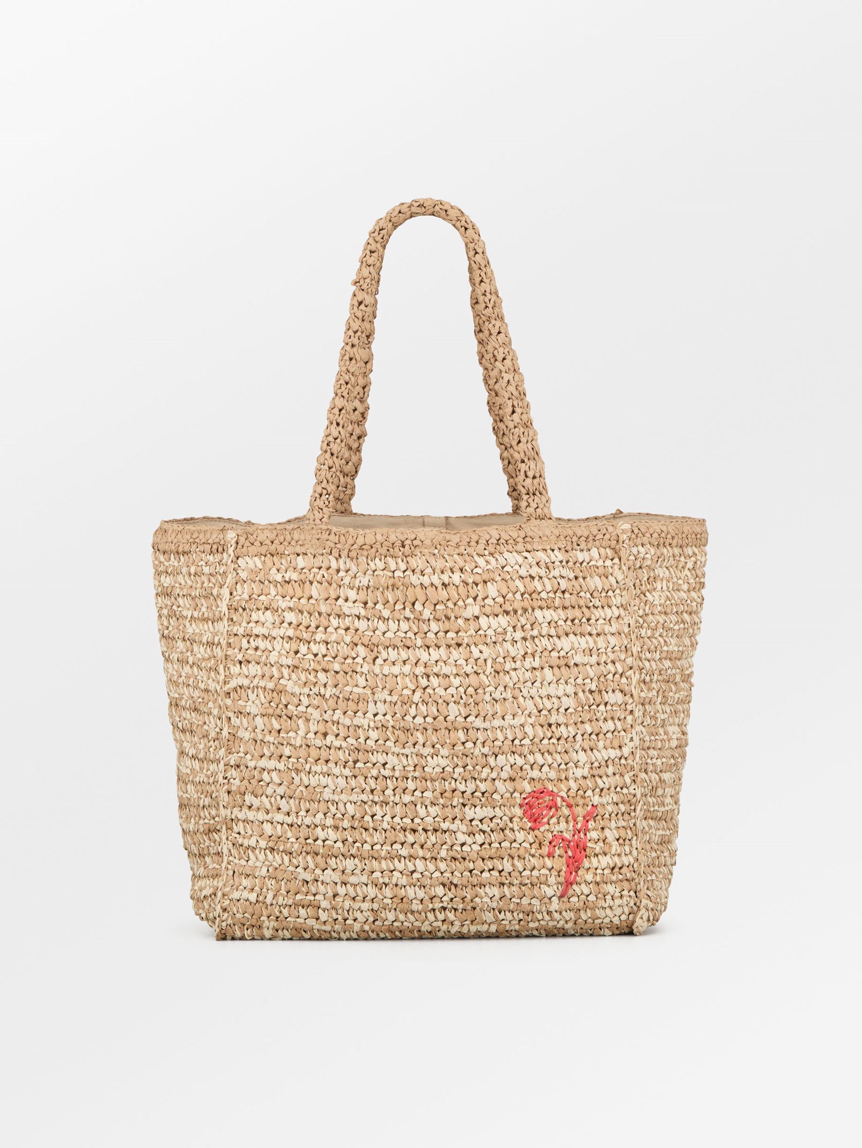 Paper Straw Tota Bag OneSize BeckSöndergaard