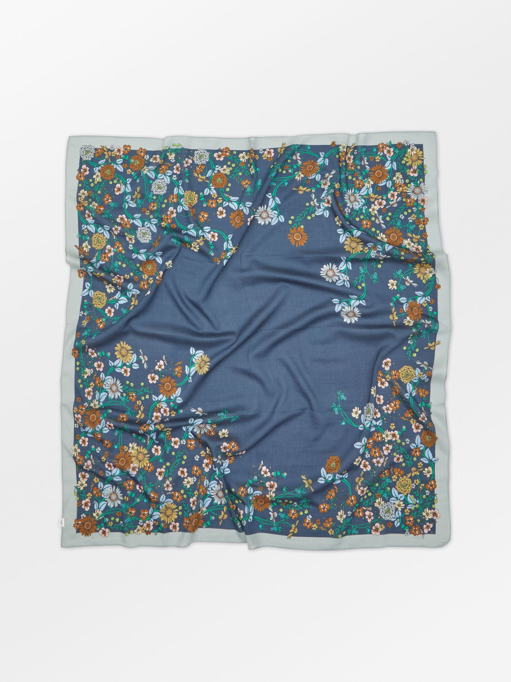 Becksöndergaard, Elyfiora Sico Scarf - Vintage Indigo Blue, scarves, scarves, scarves, winter accessories