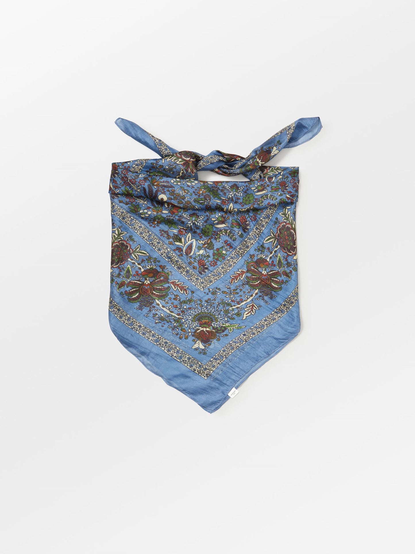 Becksöndergaard, Tapisflora Taby Sia scarf - Windward Blue, scarves, scarves