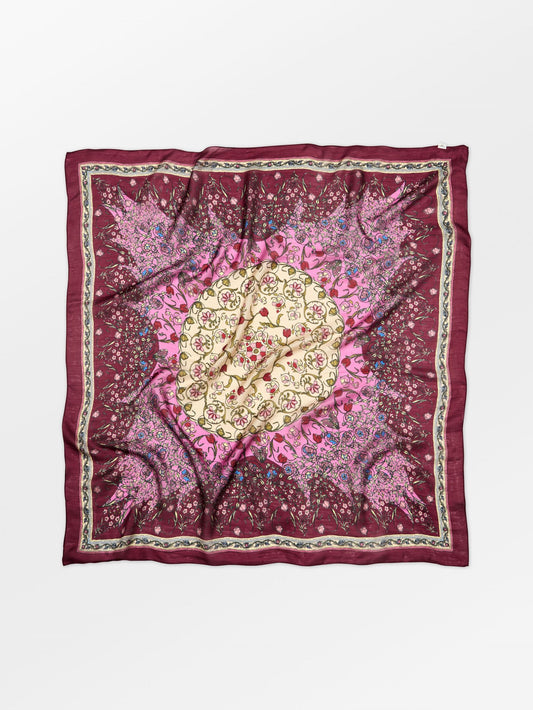 Becksöndergaard, Gardenparty Taby Sia Scarf - Vivacious Pink, scarves, scarves, scarves, scarves