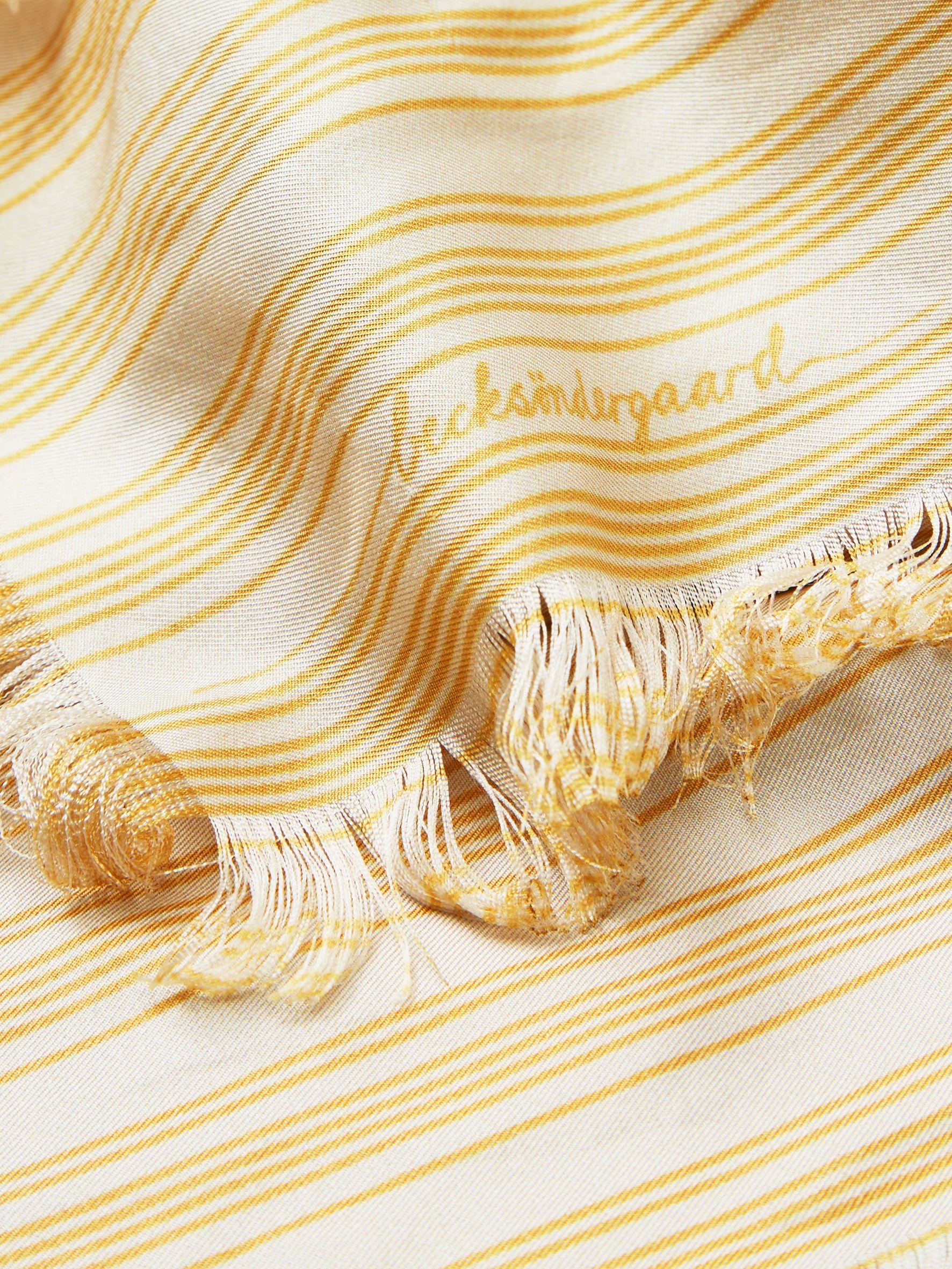 Strifilia Yellow Sia Scarf OneSize BeckSöndergaard