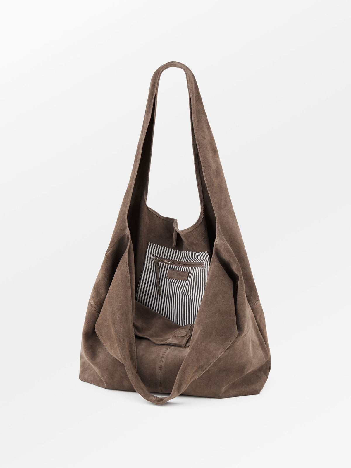 Suede Dalliea Shopper Bag - Light Brown OneSize BeckSöndergaard
