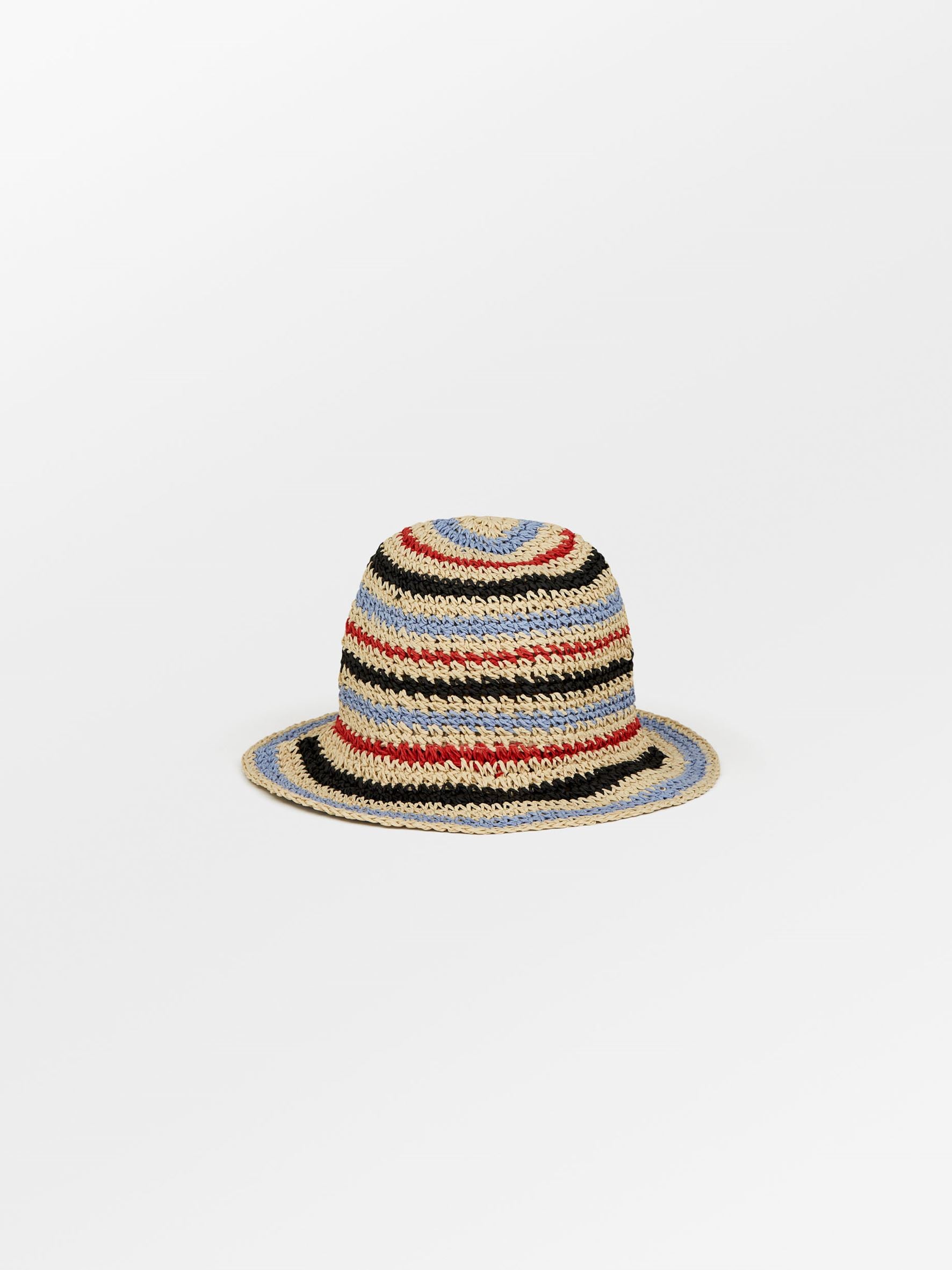 Striped Saverina Straw Hat Clothing BeckSöndergaard