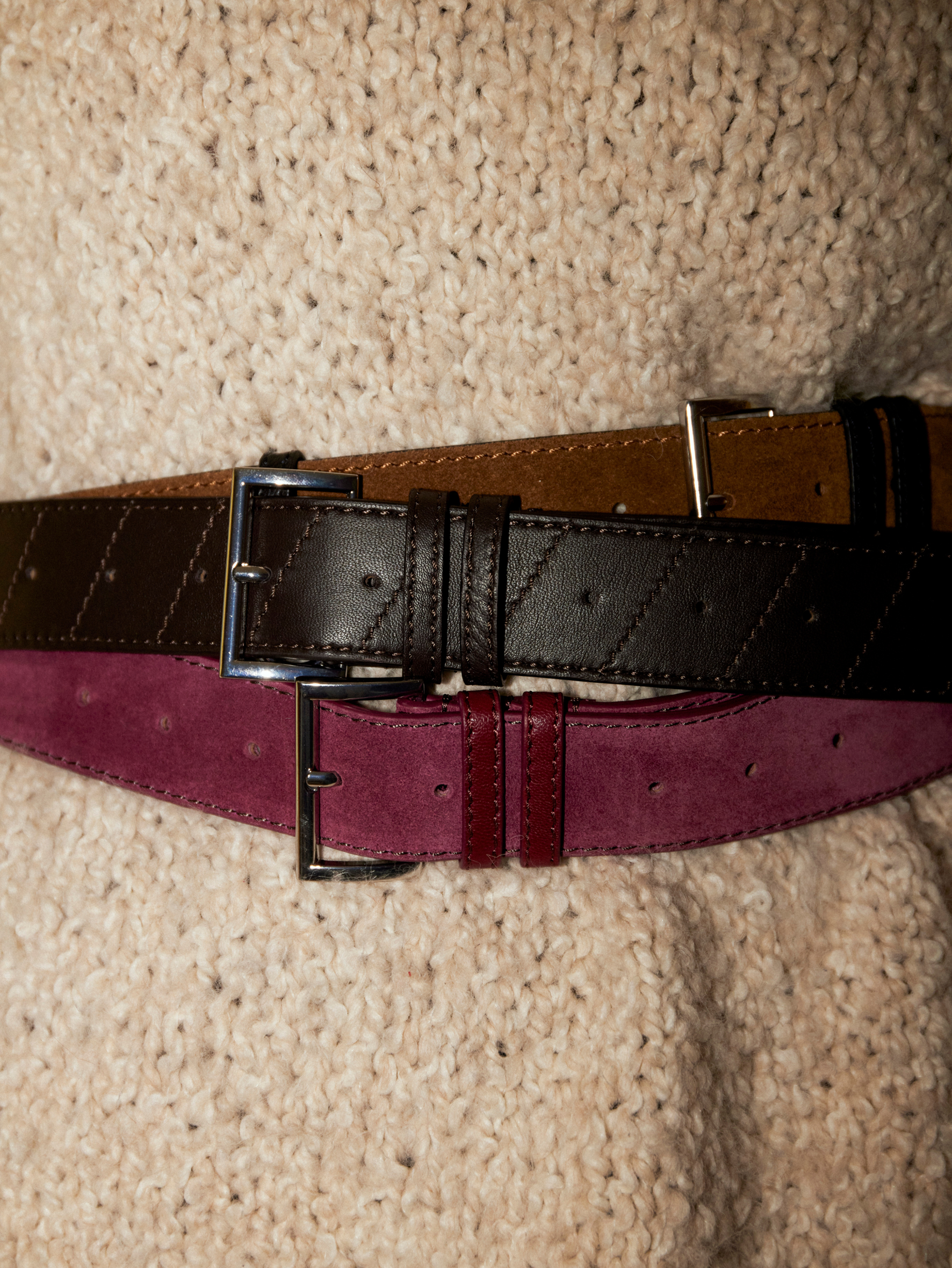 Becksöndergaard, Suede Willia Belt - Hawthorn Rose, clothing