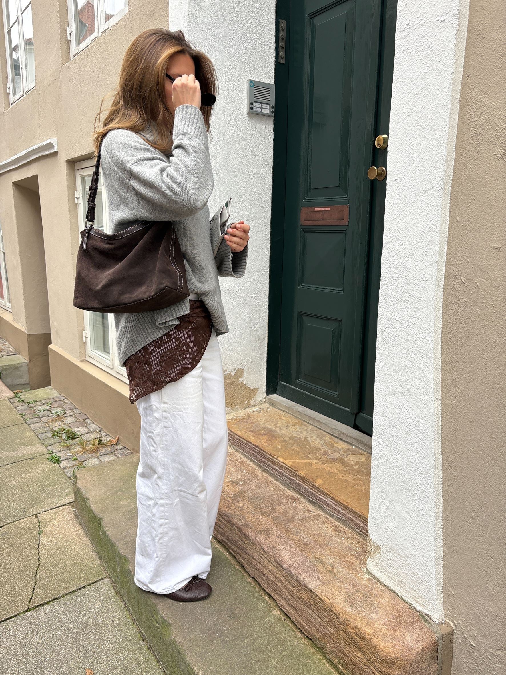 Suede Ginni Medium Bag OneSize BeckSöndergaard