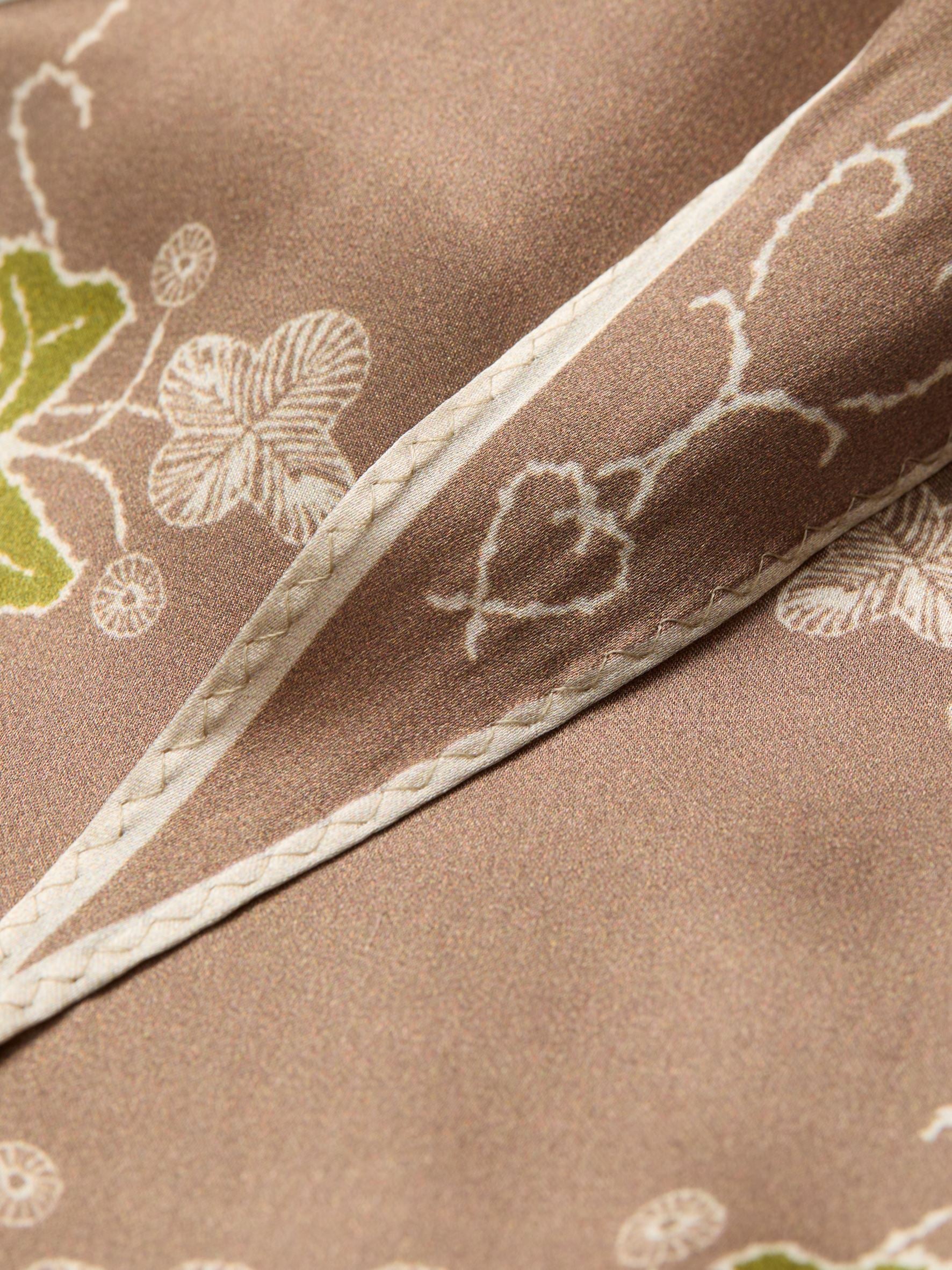 Becksöndergaard, Brodaria Diamond Scarf - Pine Bark, scarves, scarves, sale, sale, scarves, scarves, black week, black week