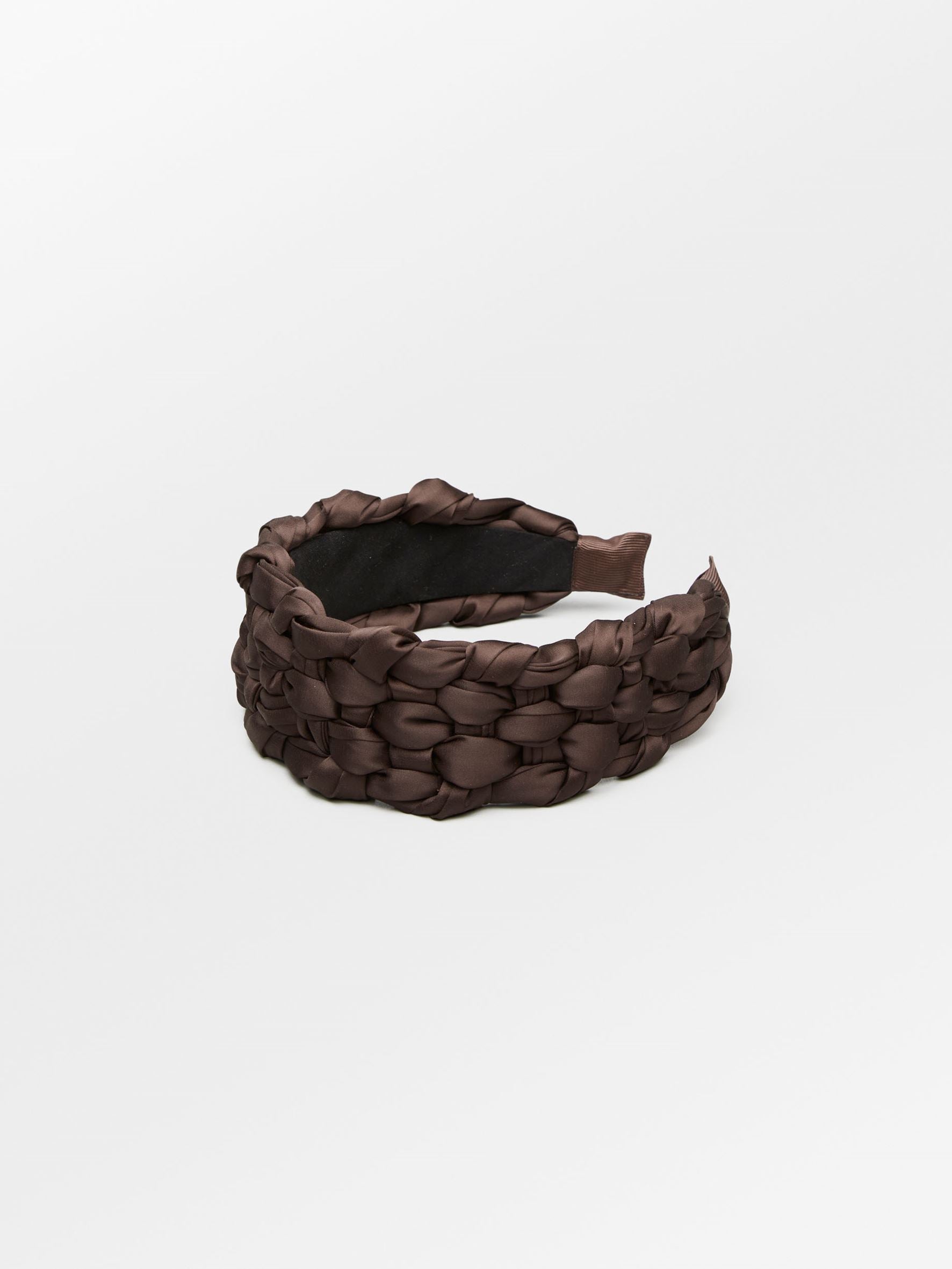 Becksöndergaard, Helena Braided Hairbrace - Hot Fudge Brown, onesize