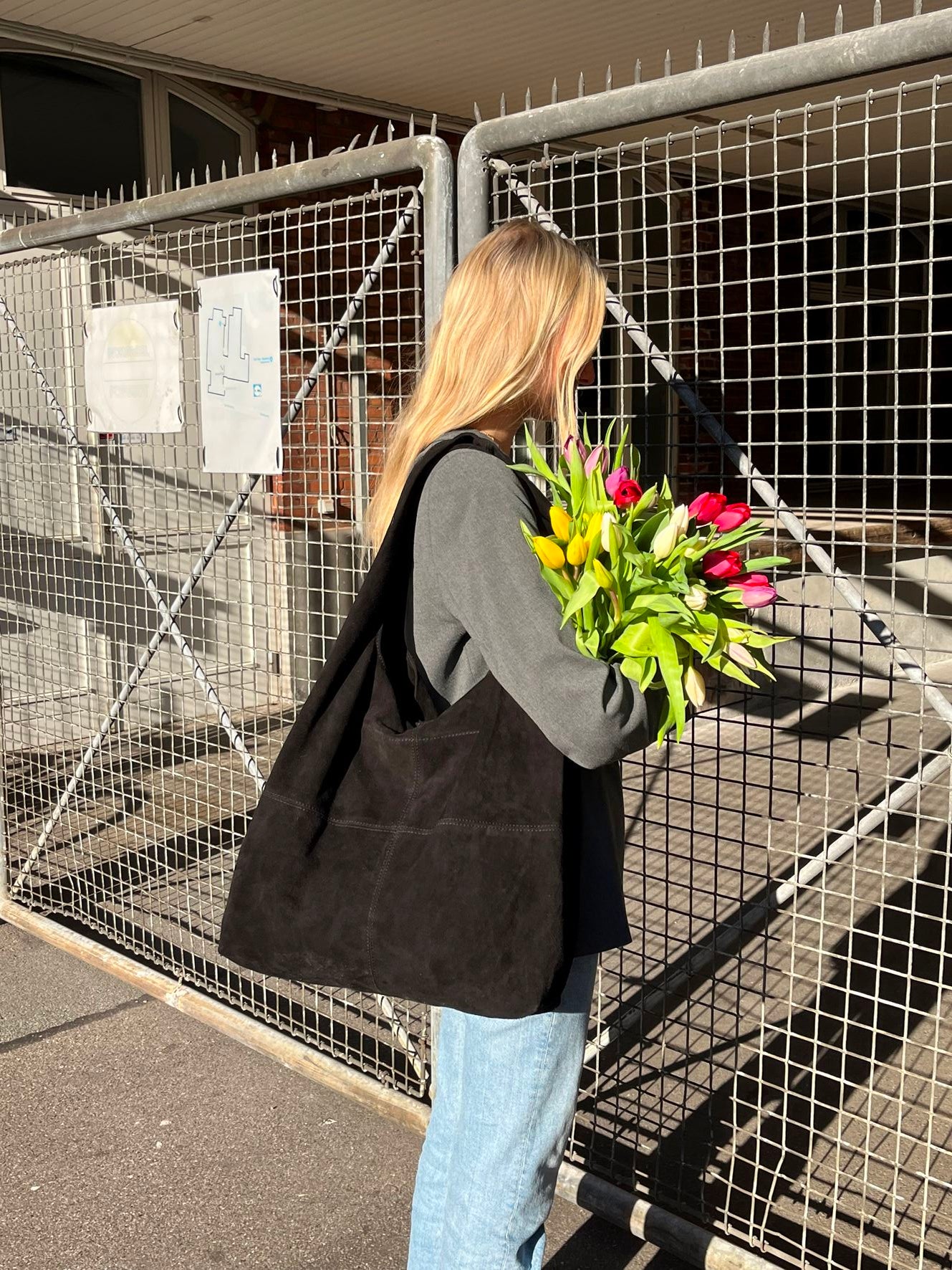 Becksöndergaard, Suede Dalliea Bag - Black, bags, bags, bags, bags, bags, bags, gifts, black week, black week