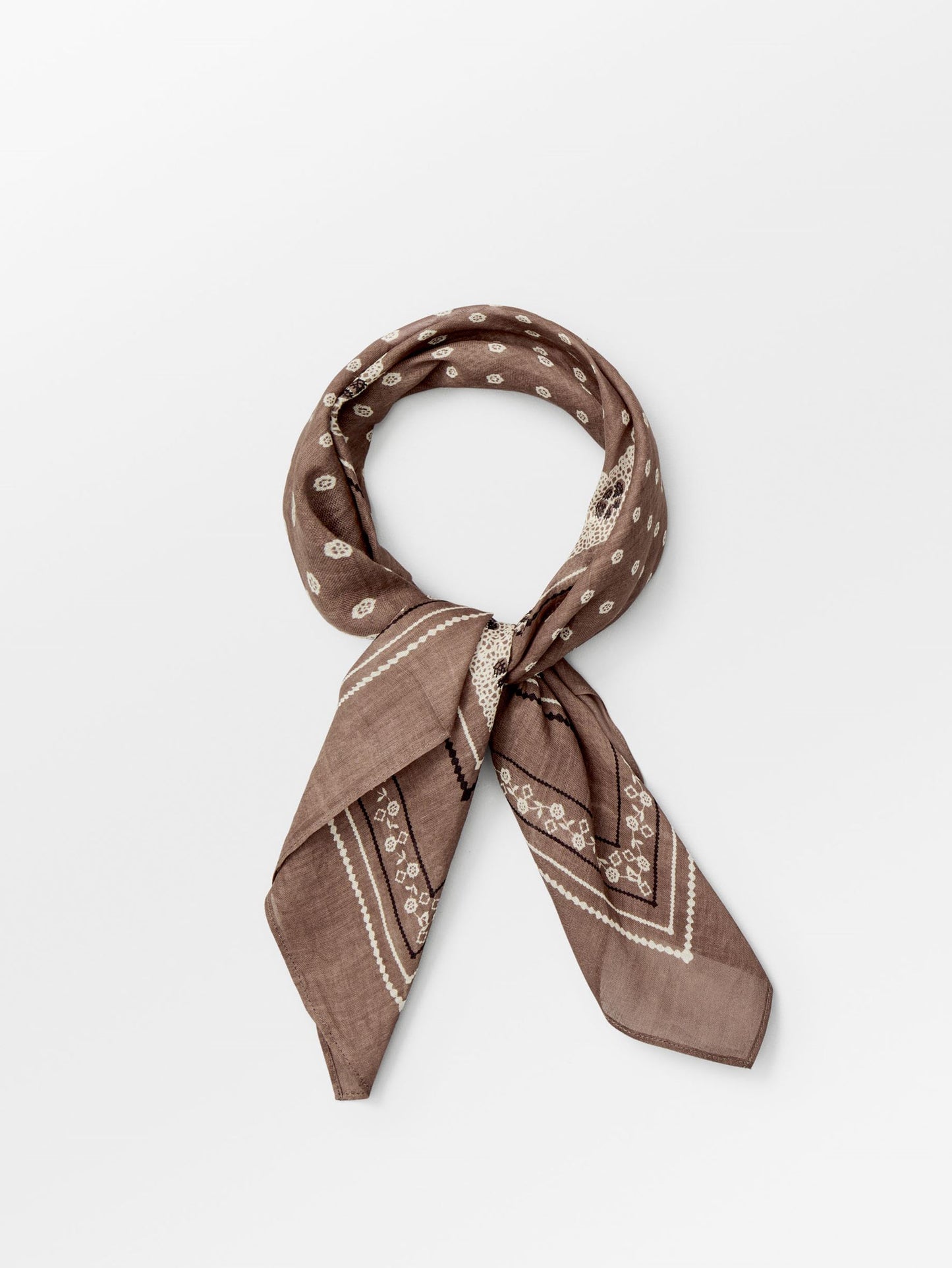 Becksöndergaard, Lacia Cotta Scarf - Pine Bark, scarves, scarves, scarves, scarves, black week, black week