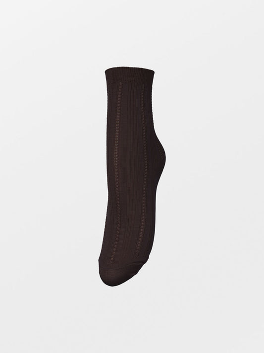 Solid Drake Sock - Dark Brown Socks BeckSöndergaard