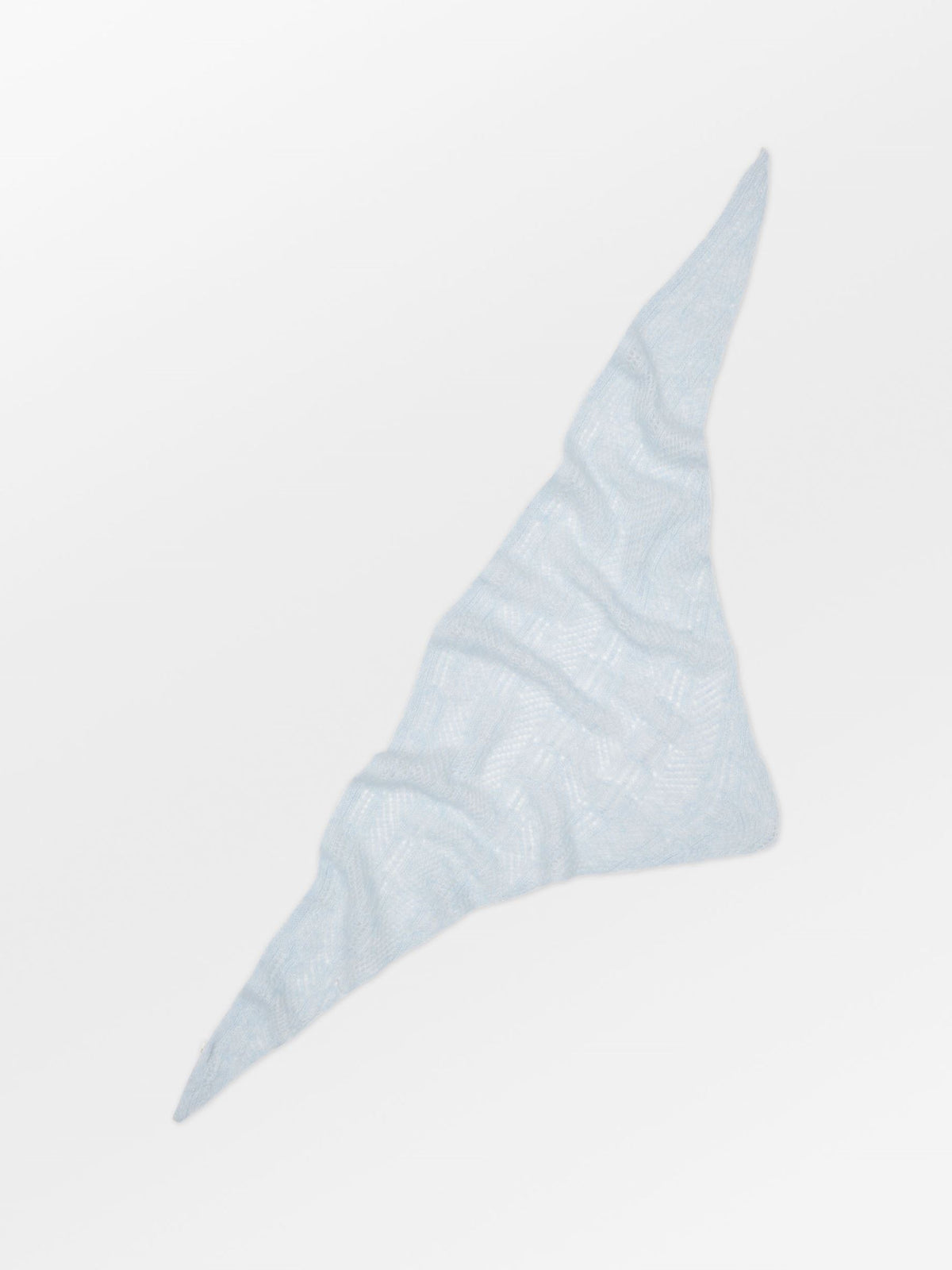 Becksöndergaard, Knitia Triangle Scarf - Skyway Blue, scarves, scarves, scarves