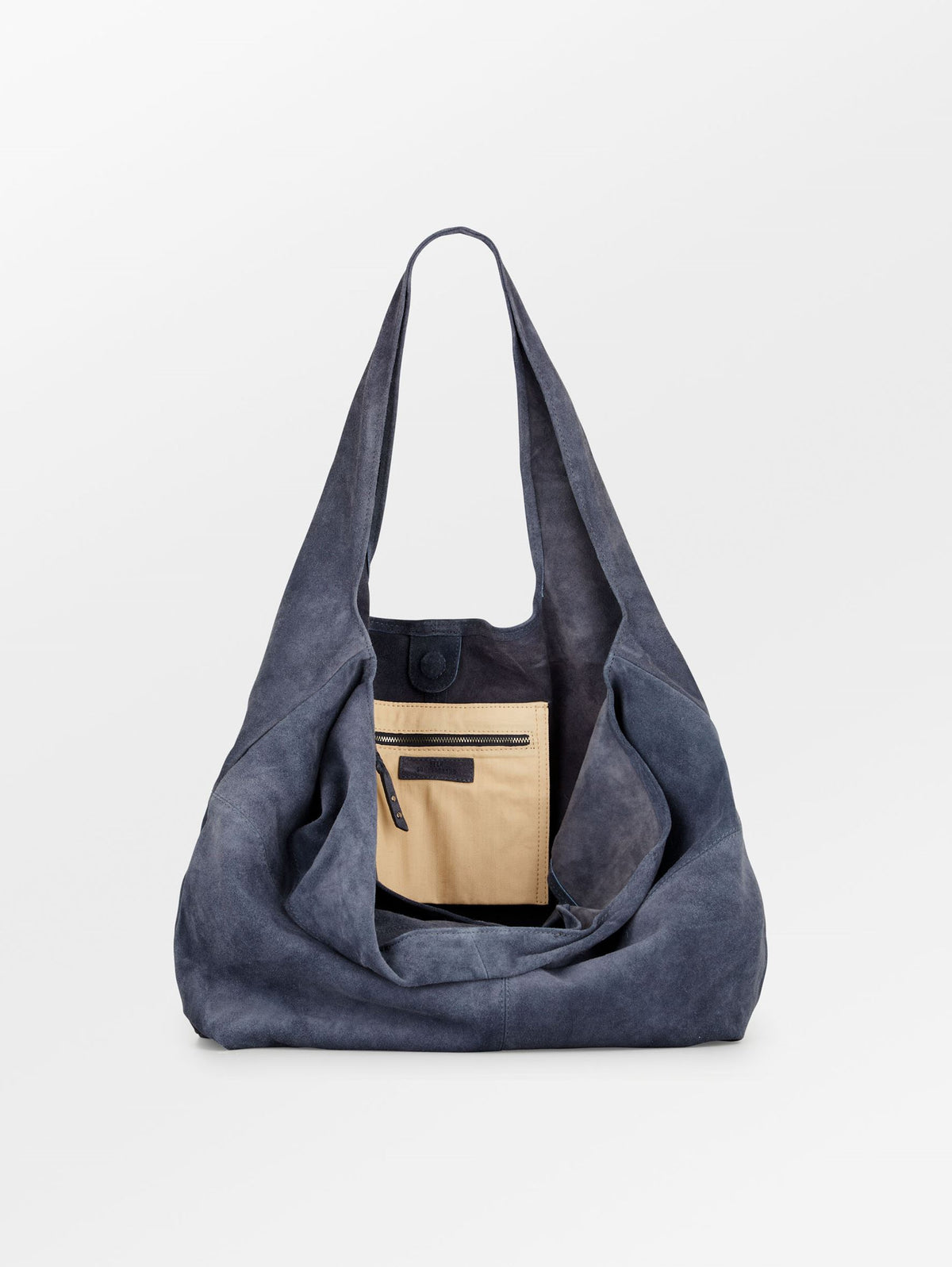 Becksöndergaard, Suede Dalliea Bag - Dark Blue, bags, bags, bags, archive, bags, archive, bags, bags, bags