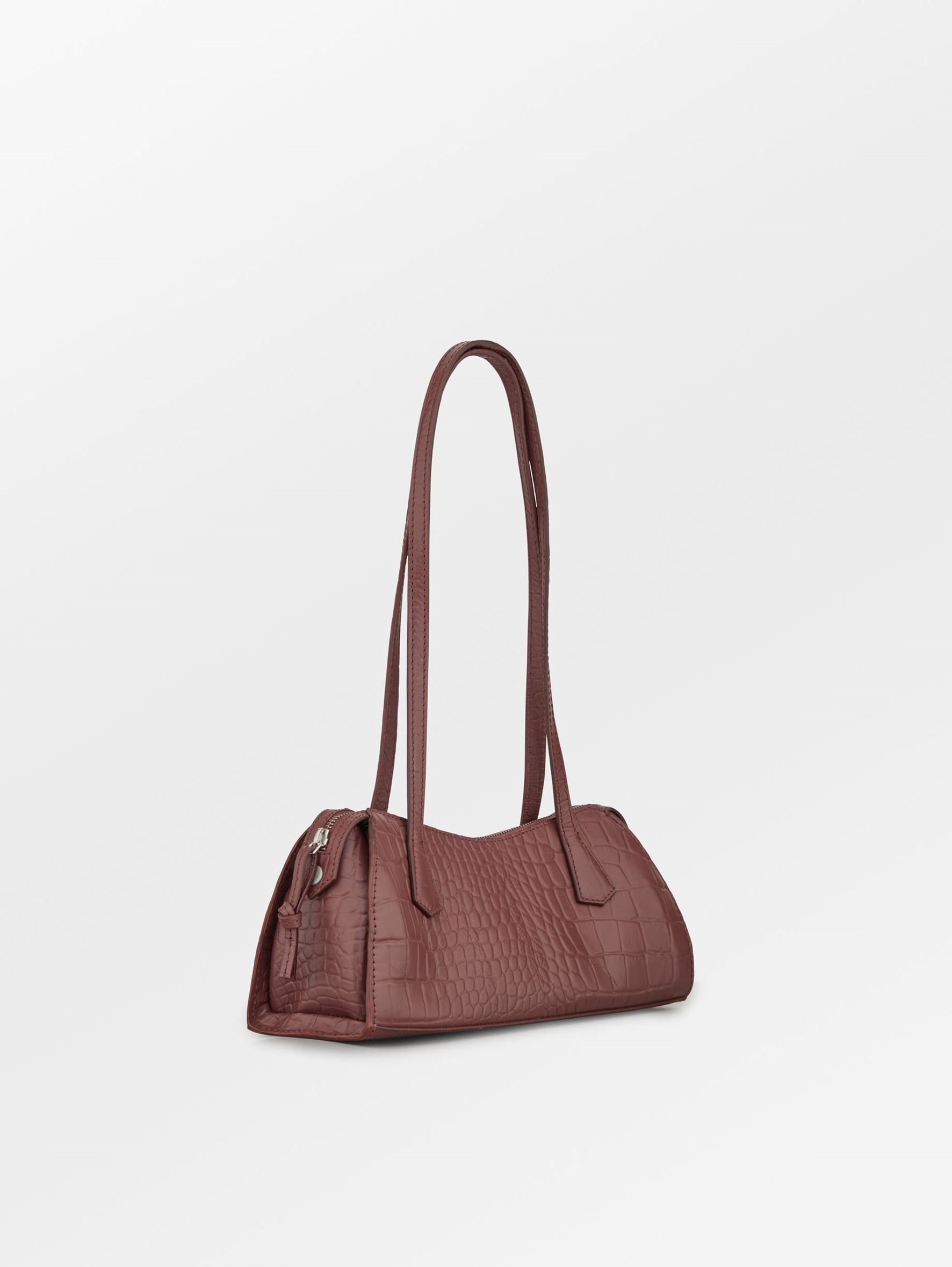 Becksöndergaard, Croc Babette Bag - Russet Brown, bags, archive, bags, archive, bags, black week, black week