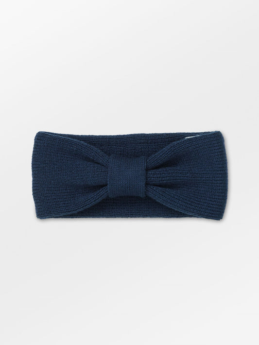 Becksöndergaard, Solid Emerald Cleo Headband - Navy Blue, accessories, winter accessories, gaveideer under 250, black week