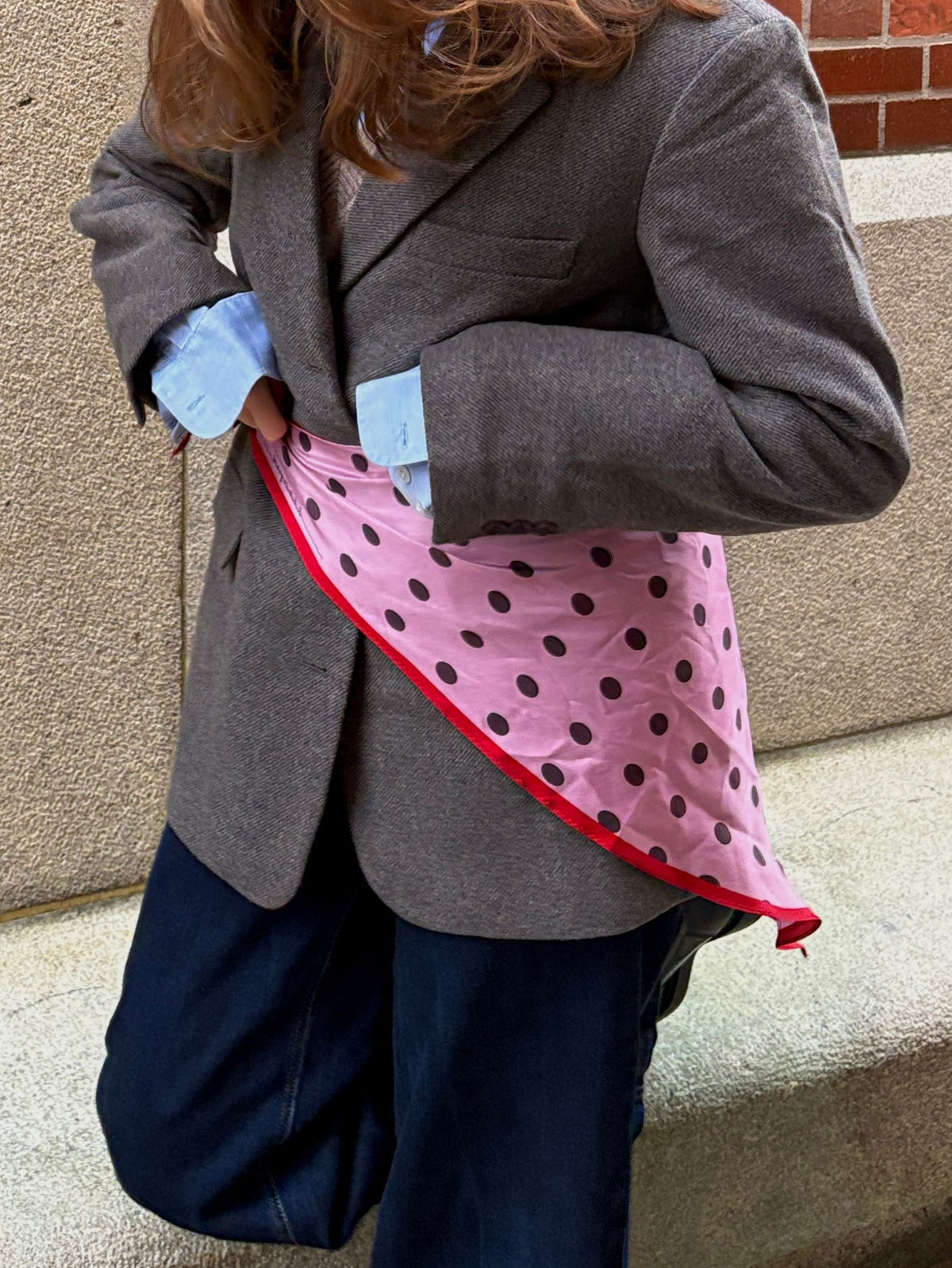 Polka Triangle Sia Scarf OneSize BeckSöndergaard
