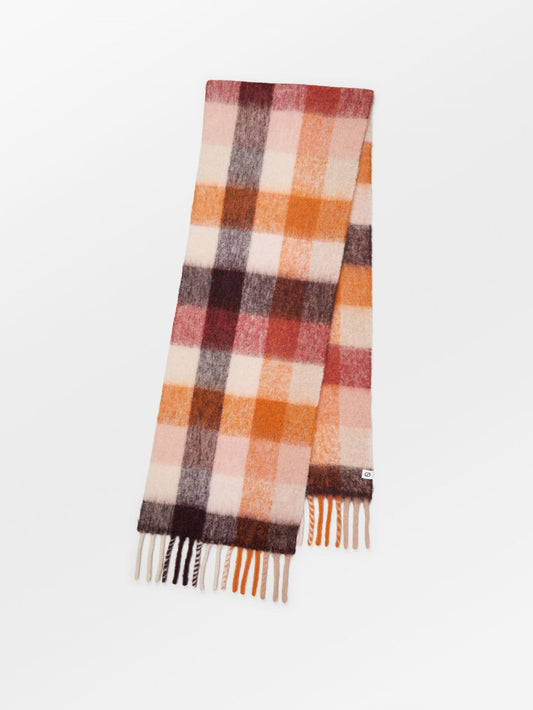 Becksöndergaard, Check Anilopa Scarf - Pink Peacock, archive, archive