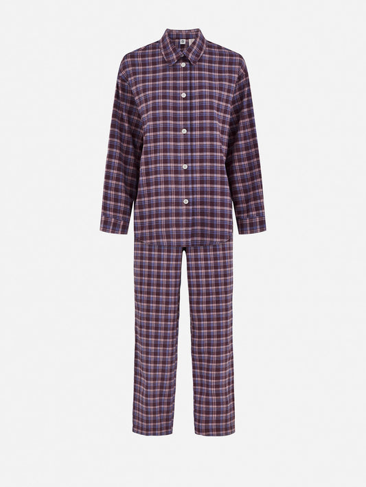 Flannel Pyjamas Set - Burgundy Clothing BeckSöndergaard