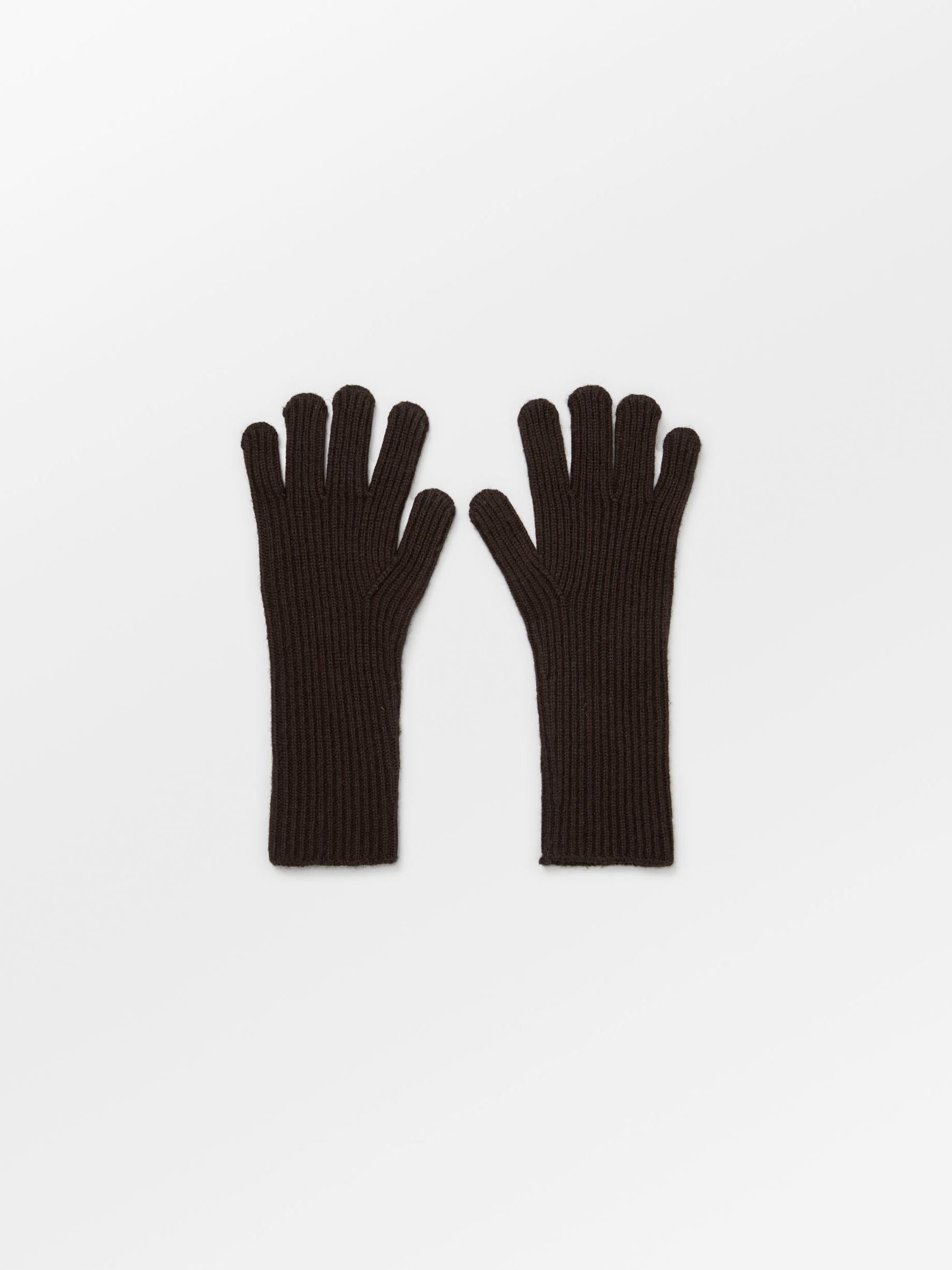 Woona Short Gloves - Hot Fudge Brown OneSize BeckSöndergaard