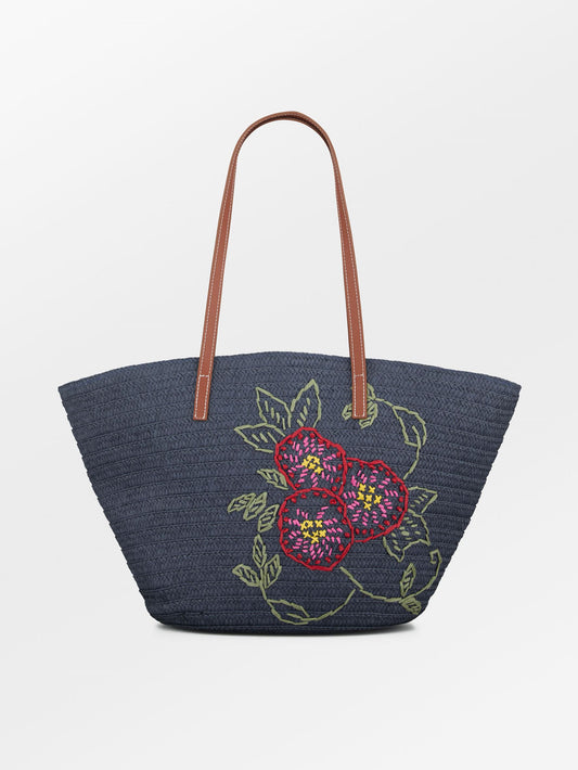 Becksöndergaard, Efloria Strawly Luca Bag - Navy Blue, bags, bags, mid season sale, mid season sale, bags