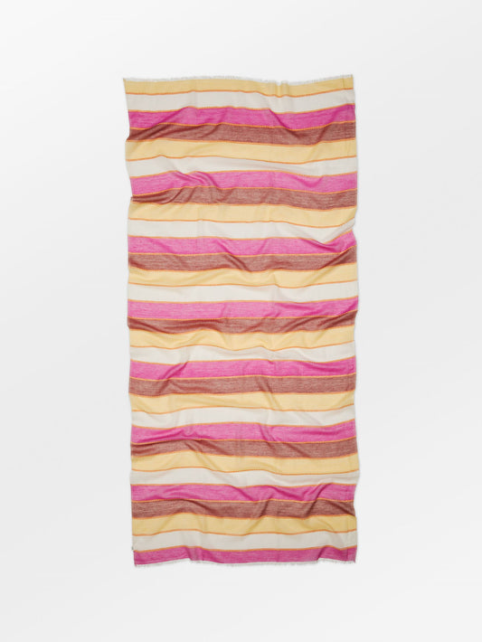 Becksöndergaard, Stribella Cowea Scarf - Cone Flower Pink, scarves, scarves, scarves