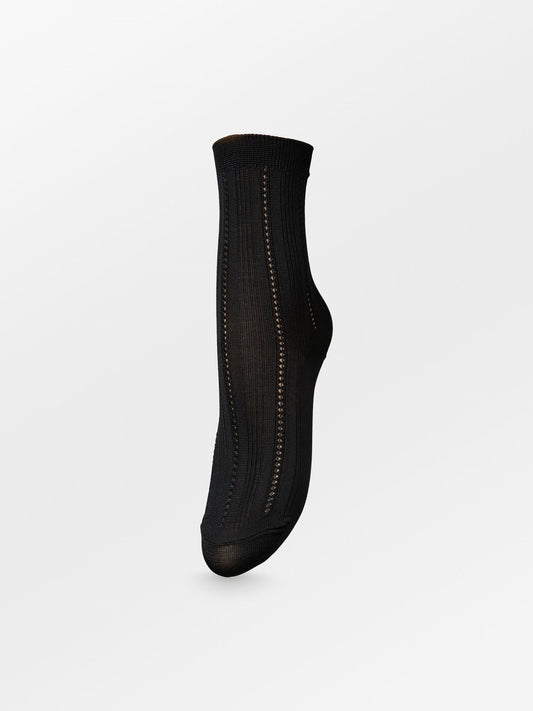 Becksöndergaard, Solid Drake Sock - Black, socks, socks, black week, black week