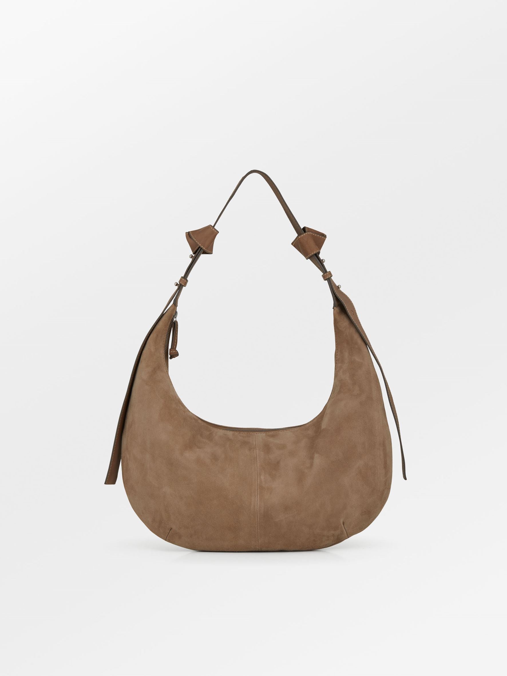 Suede Lona Crossbody Bag - Grey OneSize BeckSöndergaard