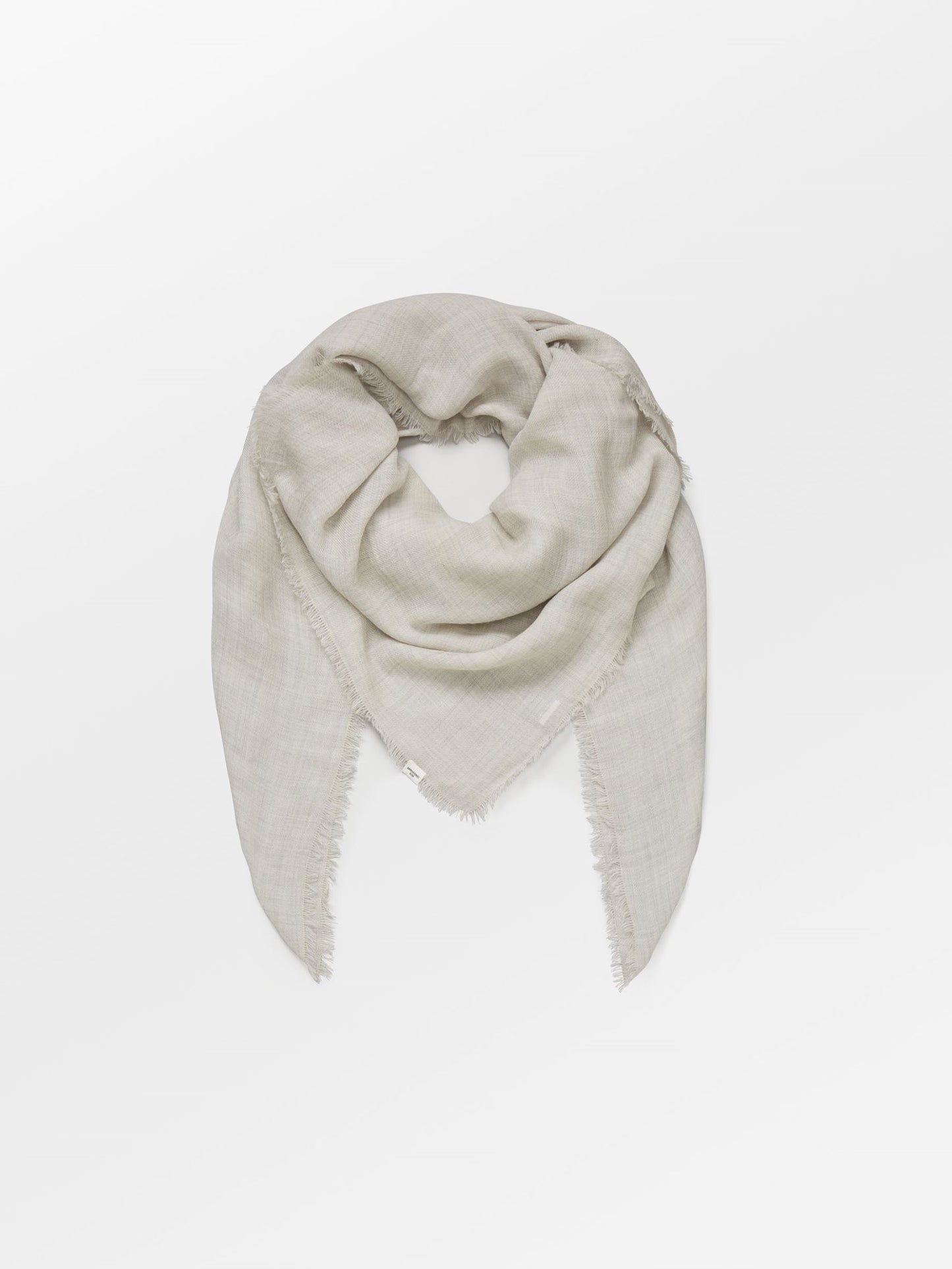 Mill Wool Scarf - Light Grey OneSize BeckSöndergaard