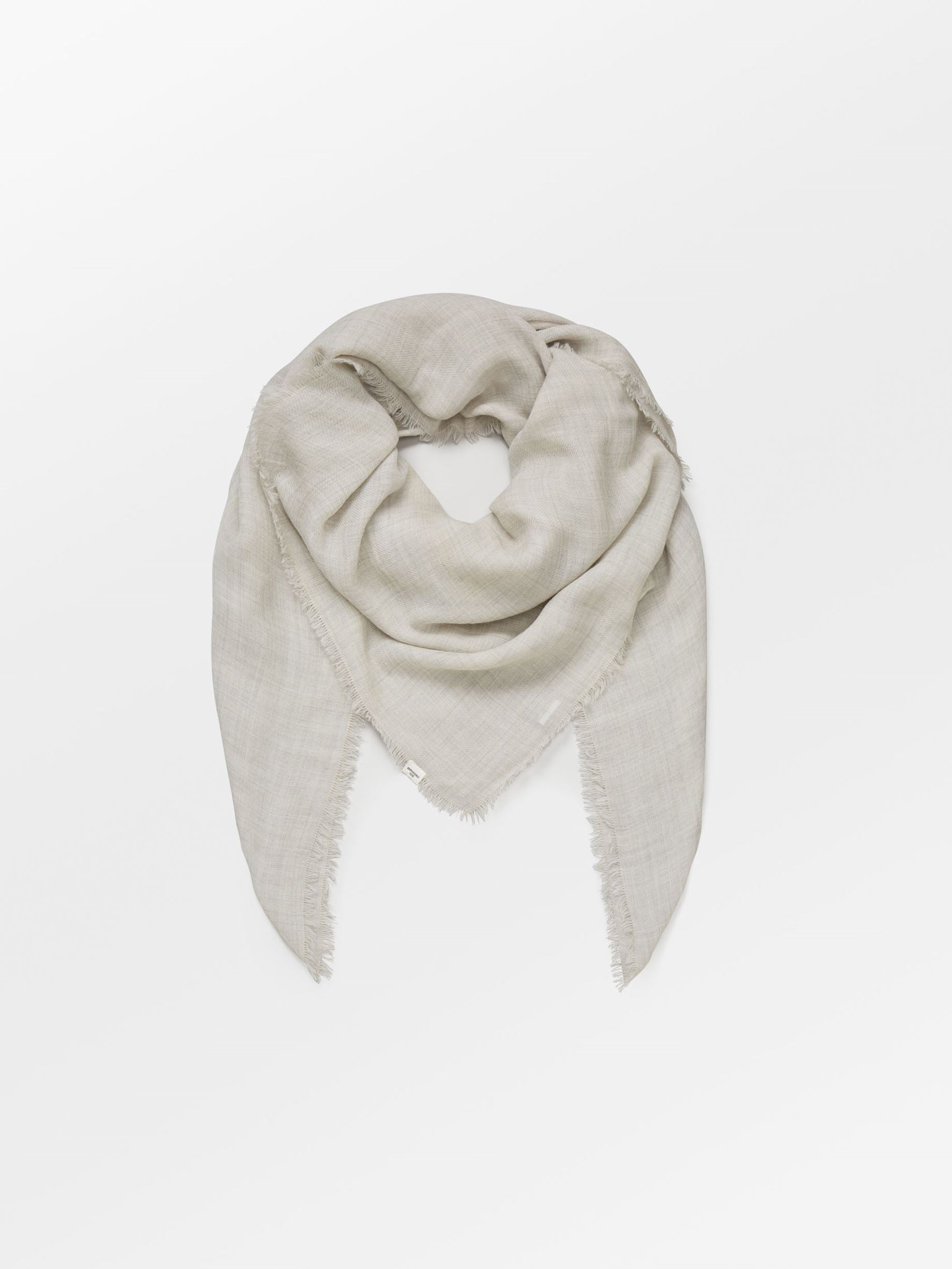 Mill Wool Scarf - Light Grey OneSize BeckSöndergaard