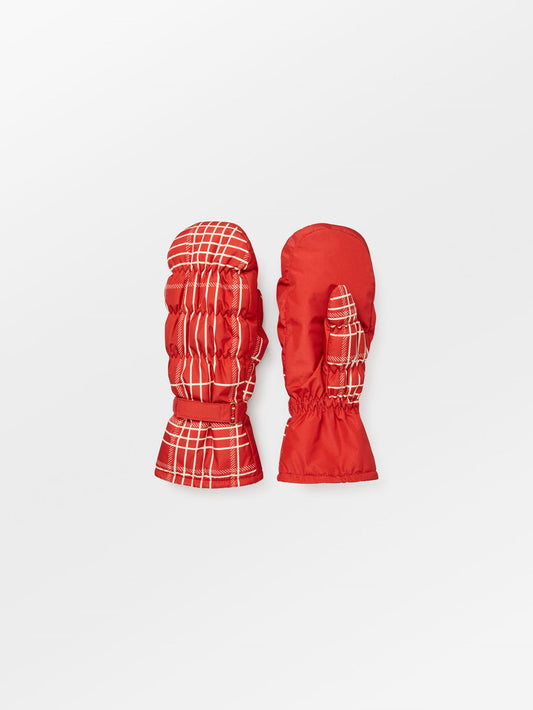Grid Padded Nylona Mitten Clothing BeckSöndergaard