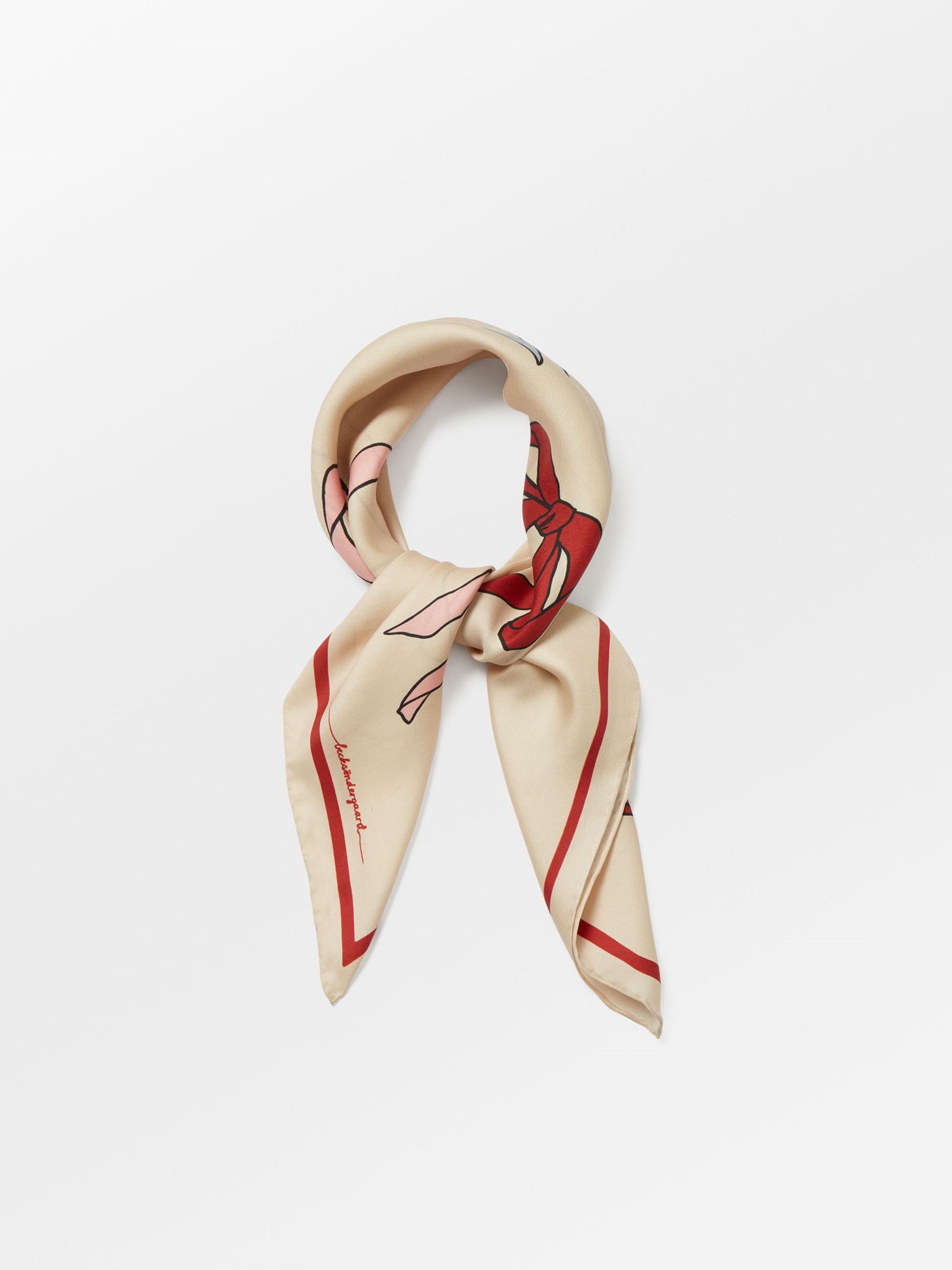 Bow Twill Sia Scarf OneSize BeckSöndergaard