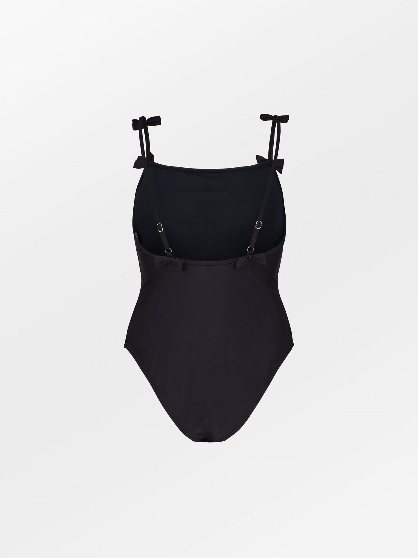 Solid Bow Euna Swimsuit - Black Clothing BeckSöndergaard