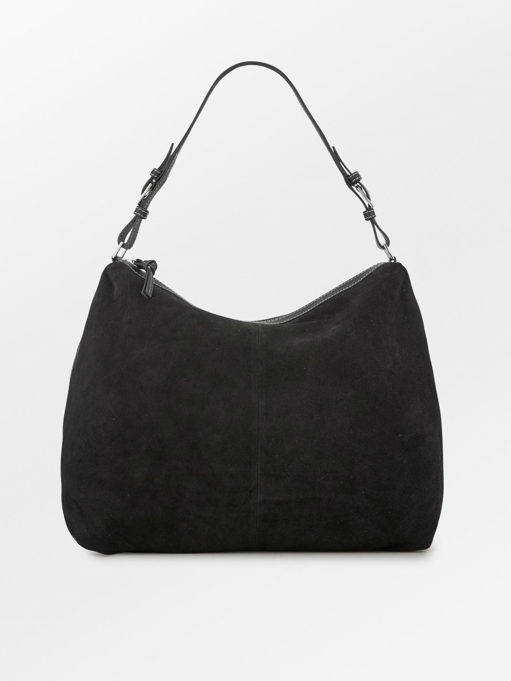 Becksöndergaard, Suede Ginni Large Bag - Black, onesize