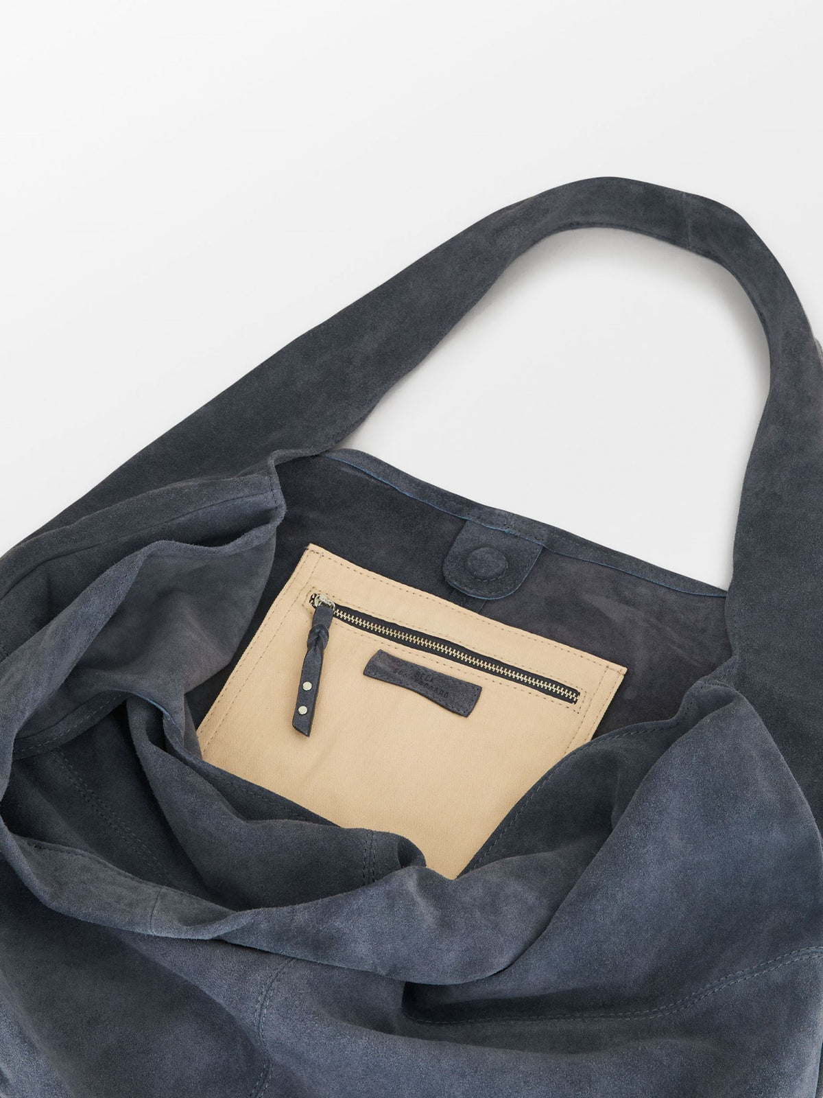 Becksöndergaard, Suede Dalliea Bag - Dark Blue, bags, bags, bags, archive, bags, archive, bags, bags, bags
