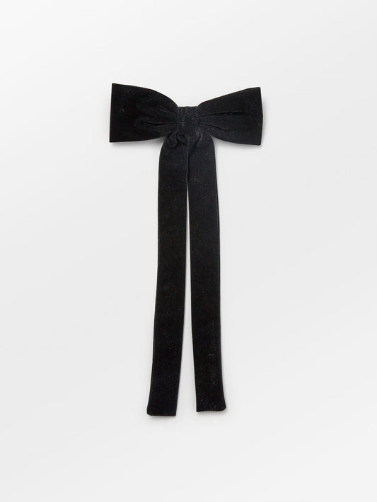 Velvet Bow Hair Clip OneSize BeckSöndergaard