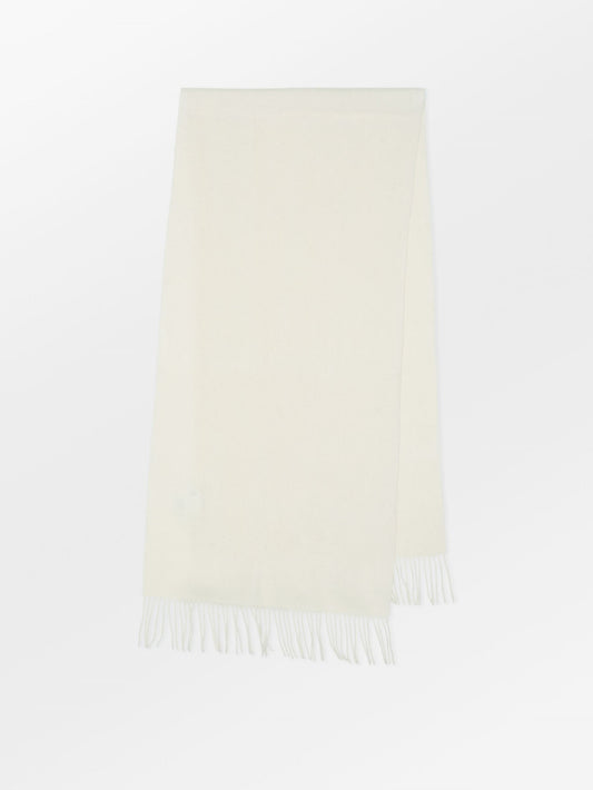 Crystal Edition Wool Scarf - Off White OneSize BeckSöndergaard