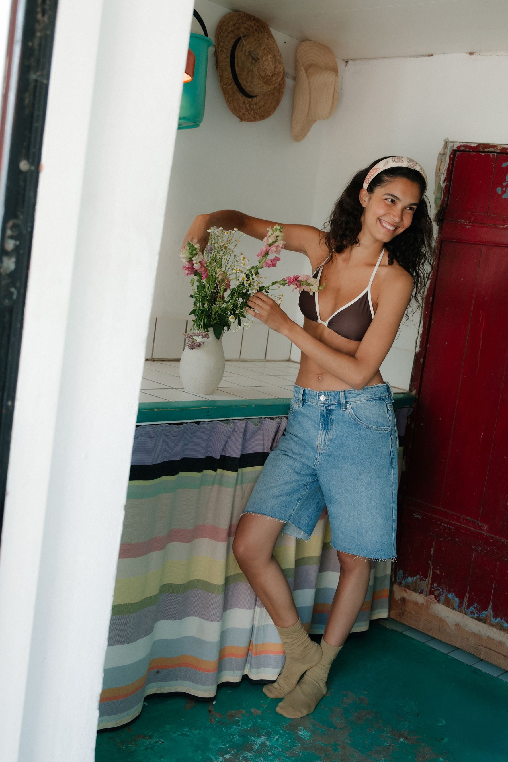 Contrast Bel Bikini Top Clothing BeckSöndergaard