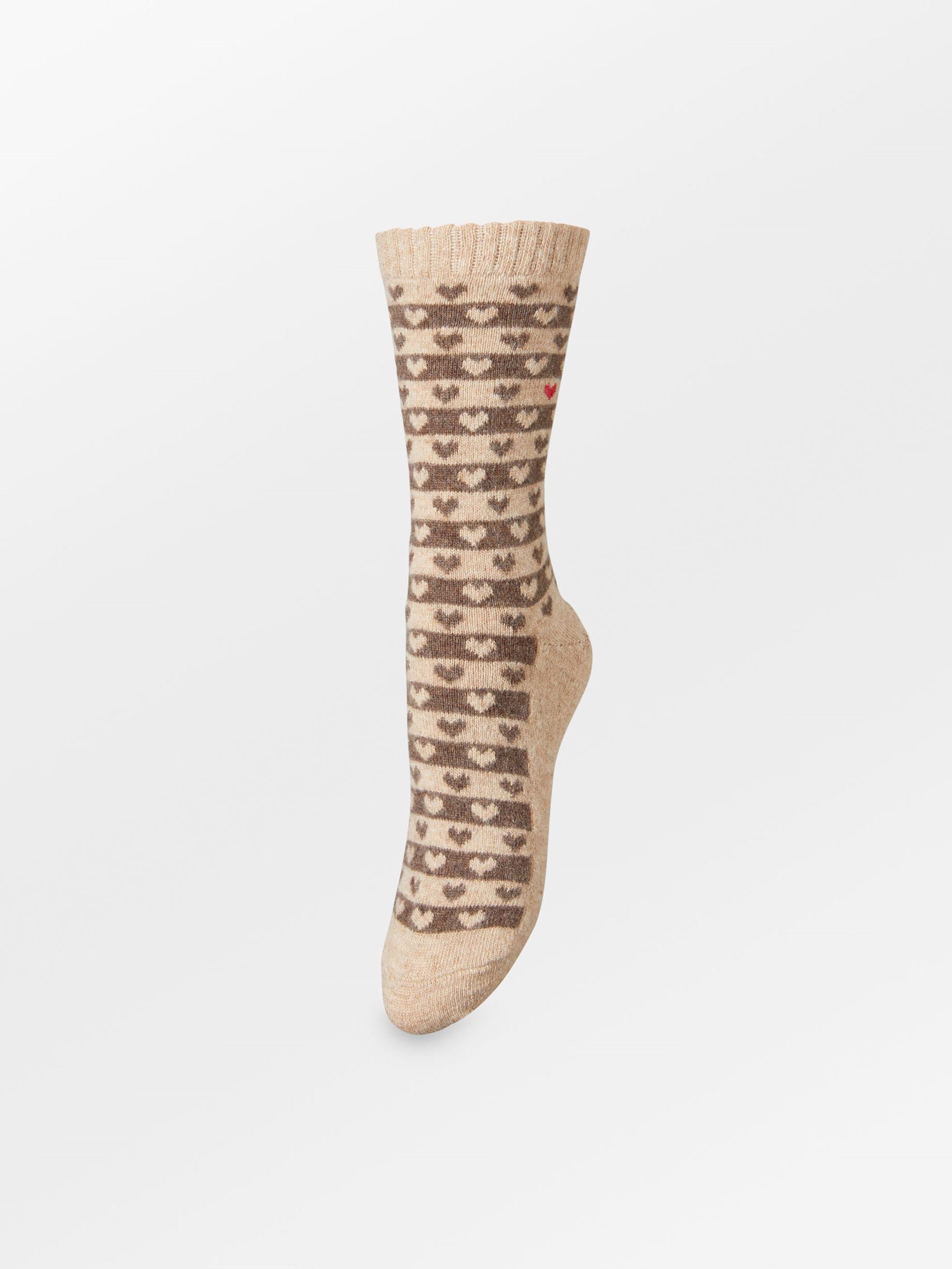 Heart Wola Sock OneSize BeckSöndergaard