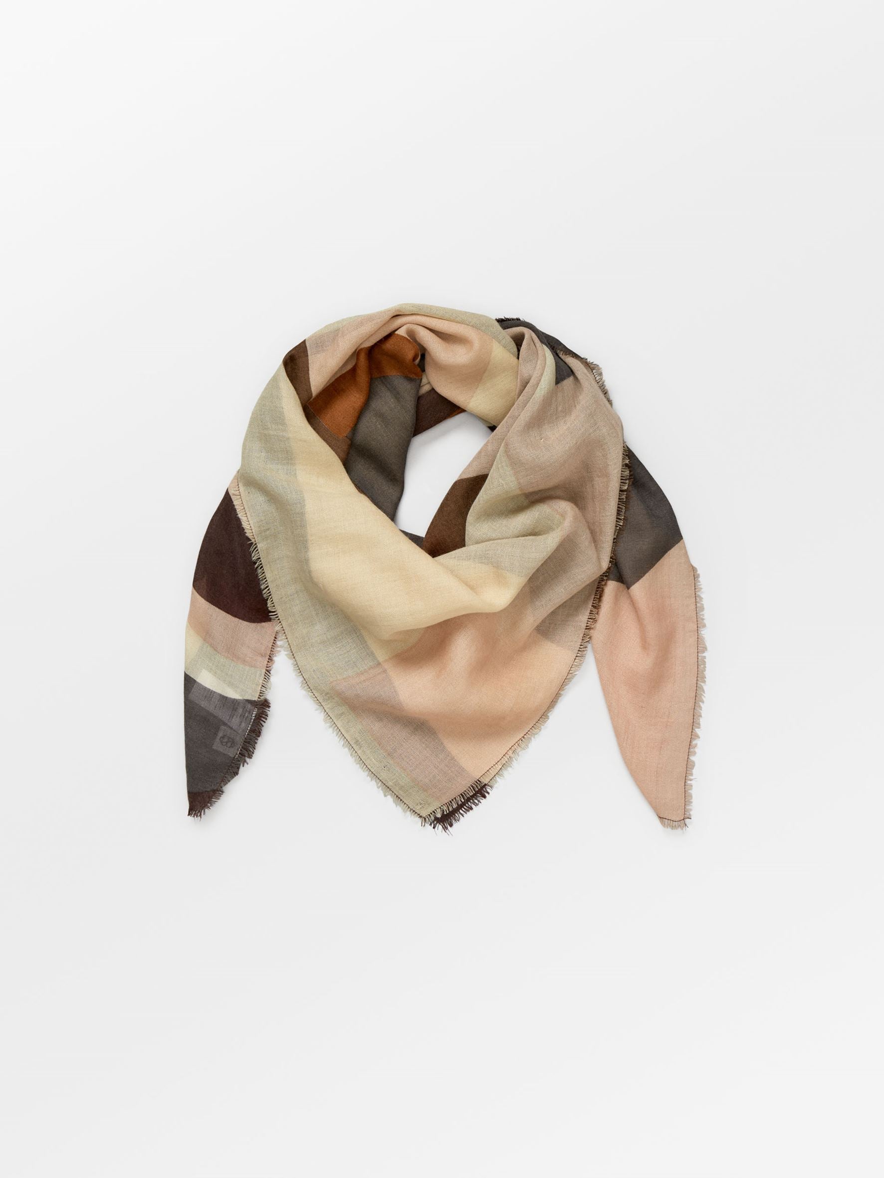 Becksöndergaard, Ellia Siw Scarf - Mocha Brown, scarves, archive, scarves, archive, sale, sale