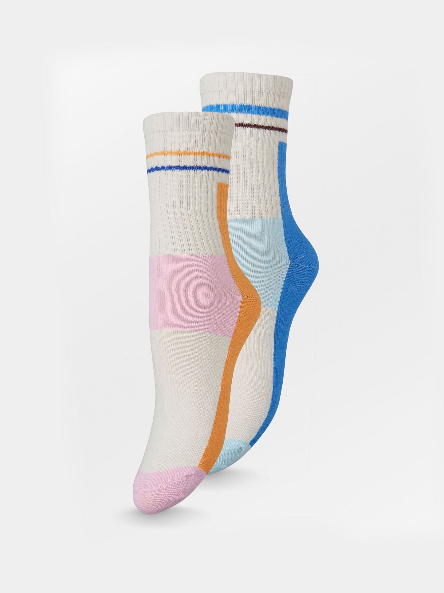 Sporty Block Sock 2 Pack Socks BeckSöndergaard