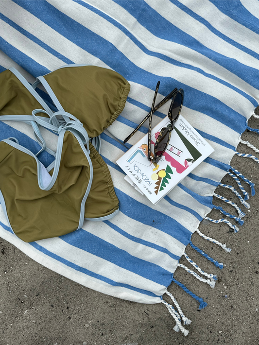Becksöndergaard, Contrast Baila Bikini Tanga - Green Moss, swimwear, swimwear, noos, swimwear, swimwear, black week, black week, noos