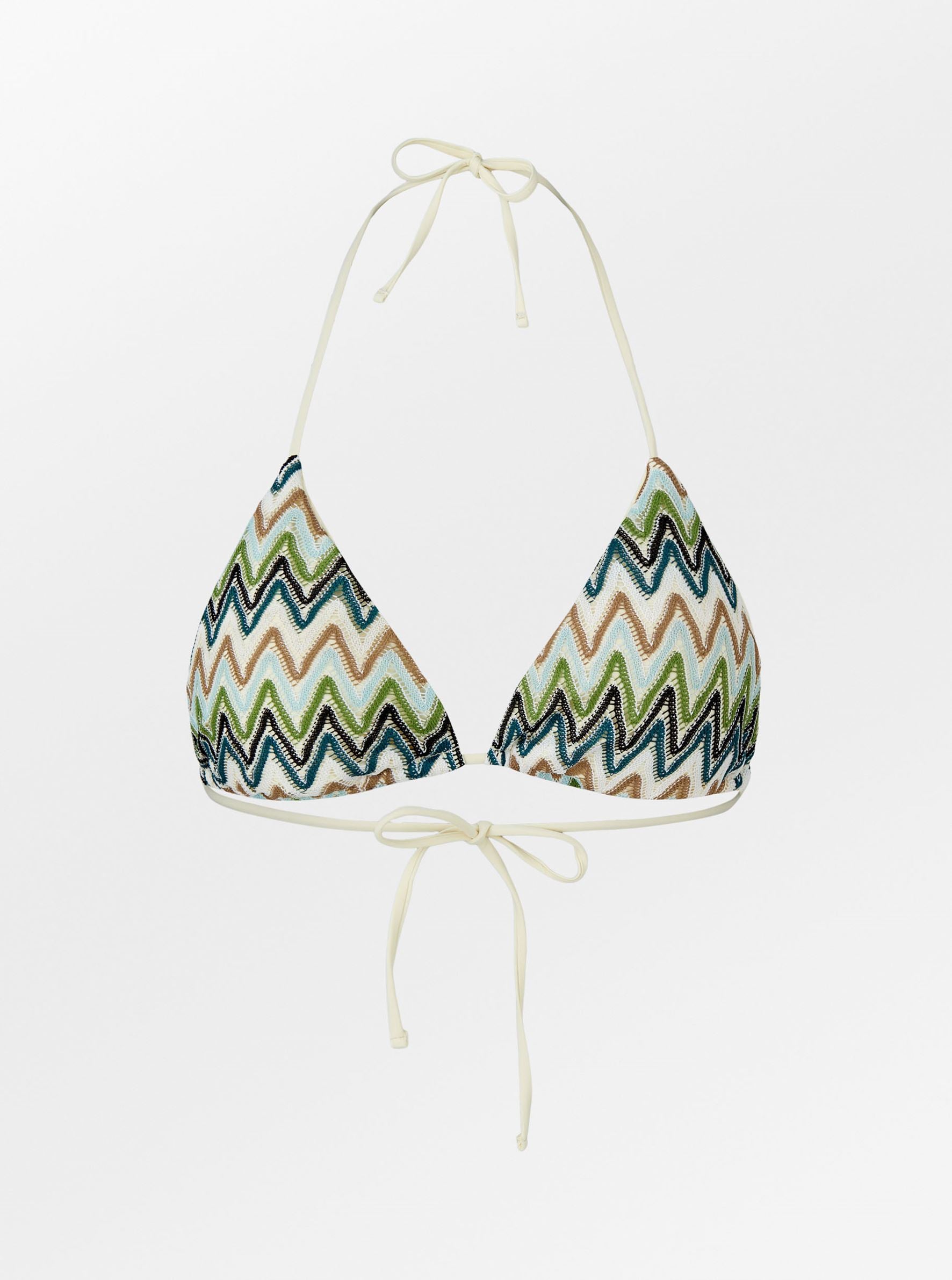 Amber Bikini Top - Green/Blue Clothing BeckSöndergaard