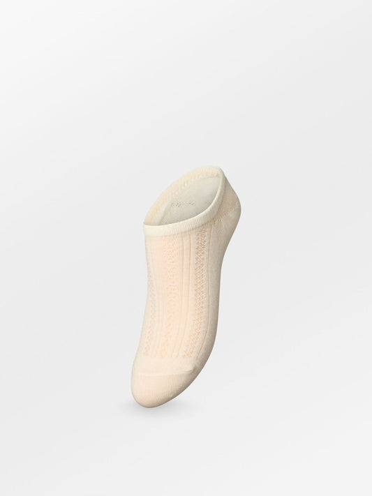 Becksöndergaard, Crochia Cotta Sneakie Sock - Birch White, archive, archive, socks, socks