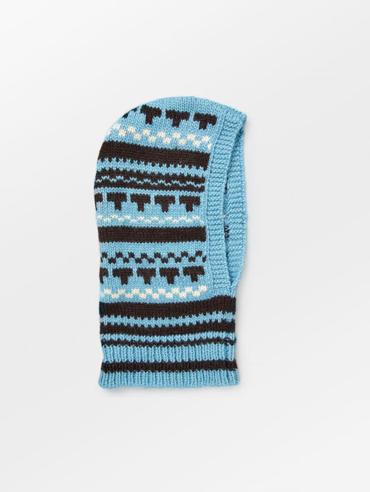 Becksöndergaard, Patternia Knit Balaclava - Windward Blue, accessories, accessories, winter accessories, accessories, winter accessories