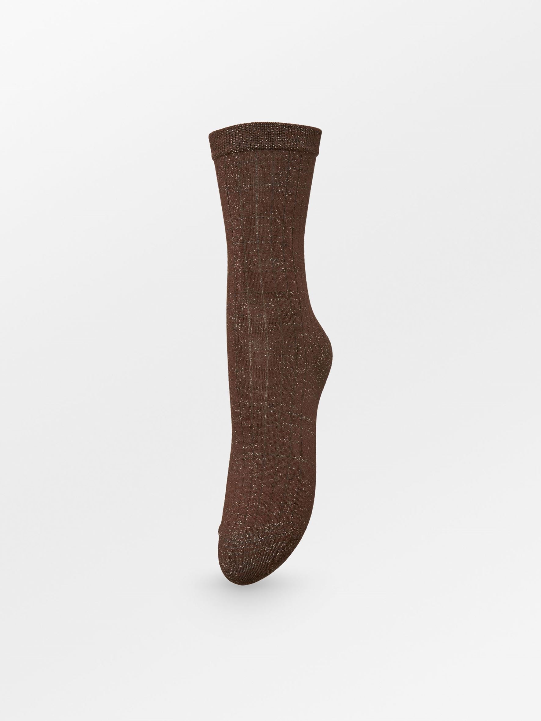 Rib Glitter Sock Socks BeckSöndergaard