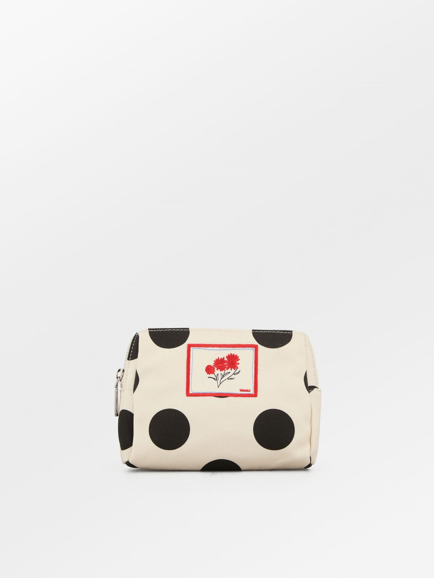 Becksöndergaard, Maxi Polka Canvas Pouch Bag - Birch White, homewear