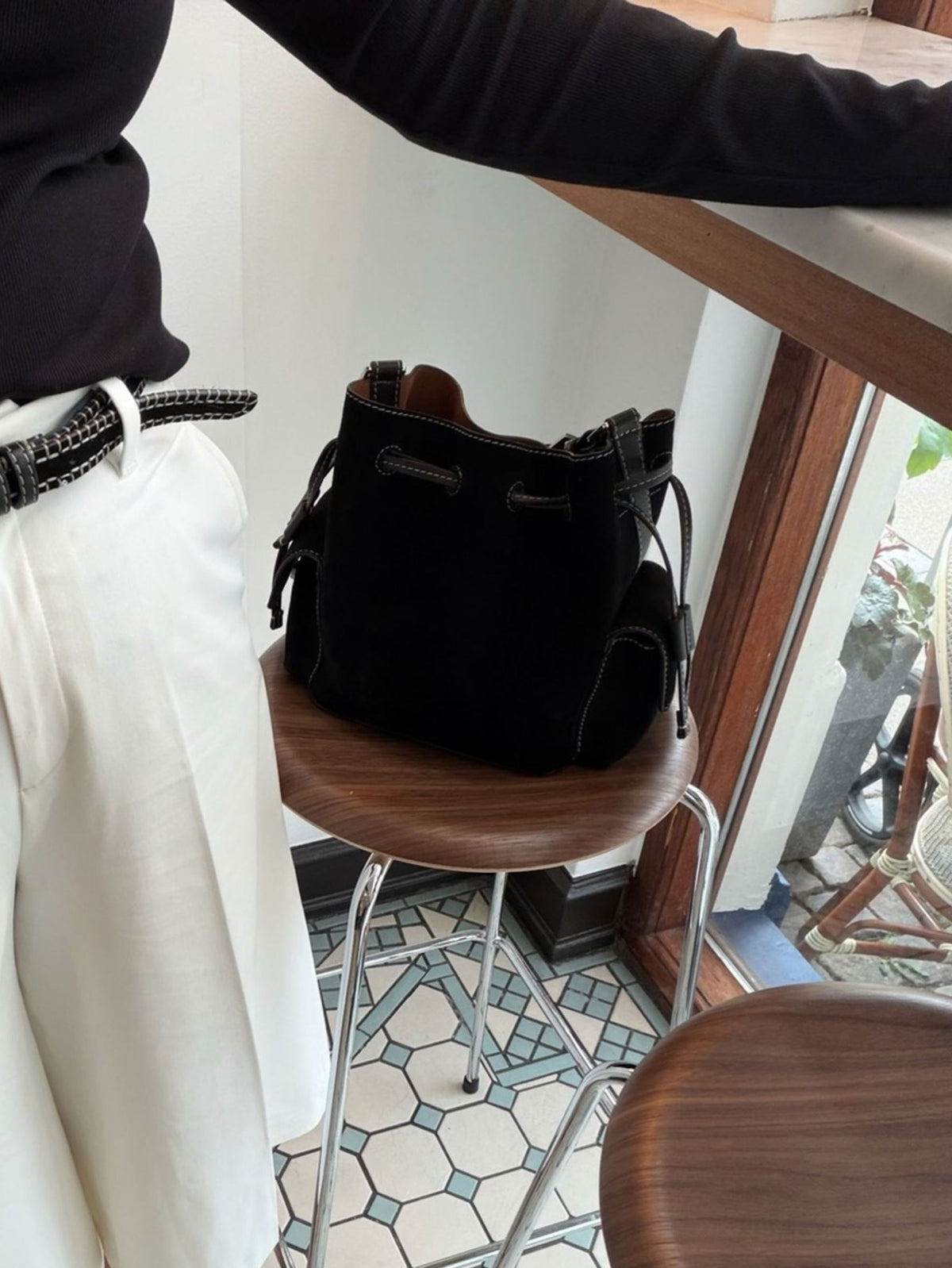 Suede Bucket Small Bag OneSize BeckSöndergaard